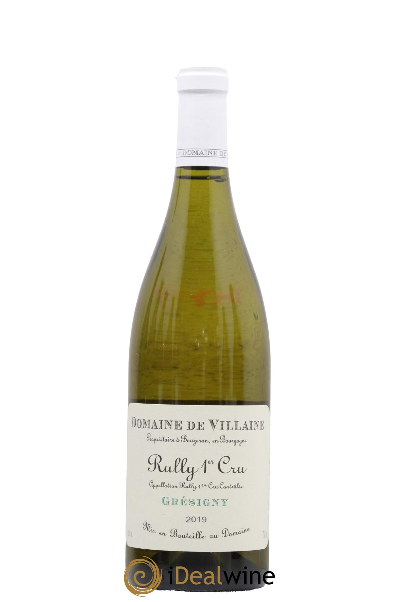 Rully 1er Cru Grésigny Domaine de Villaine 2019 - Lot de 1 bouteille - 0