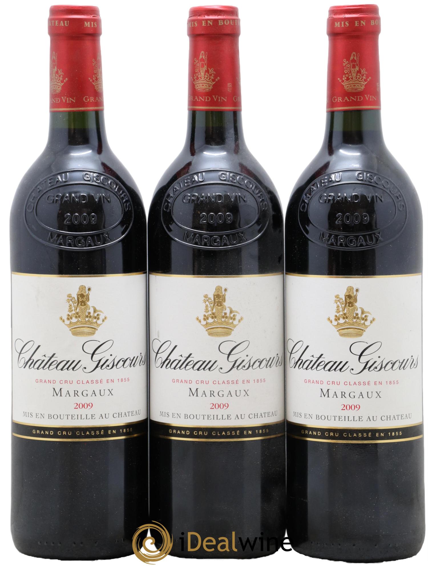 Château Giscours 3ème Grand Cru Classé 2009 - Lot de 3 bouteilles - 0