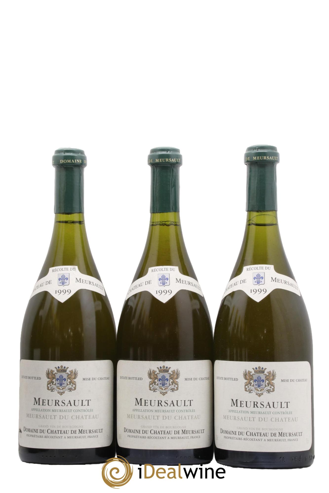 Meursault Du Château Château de Meursault 1999 - Lot de 3 bouteilles - 0