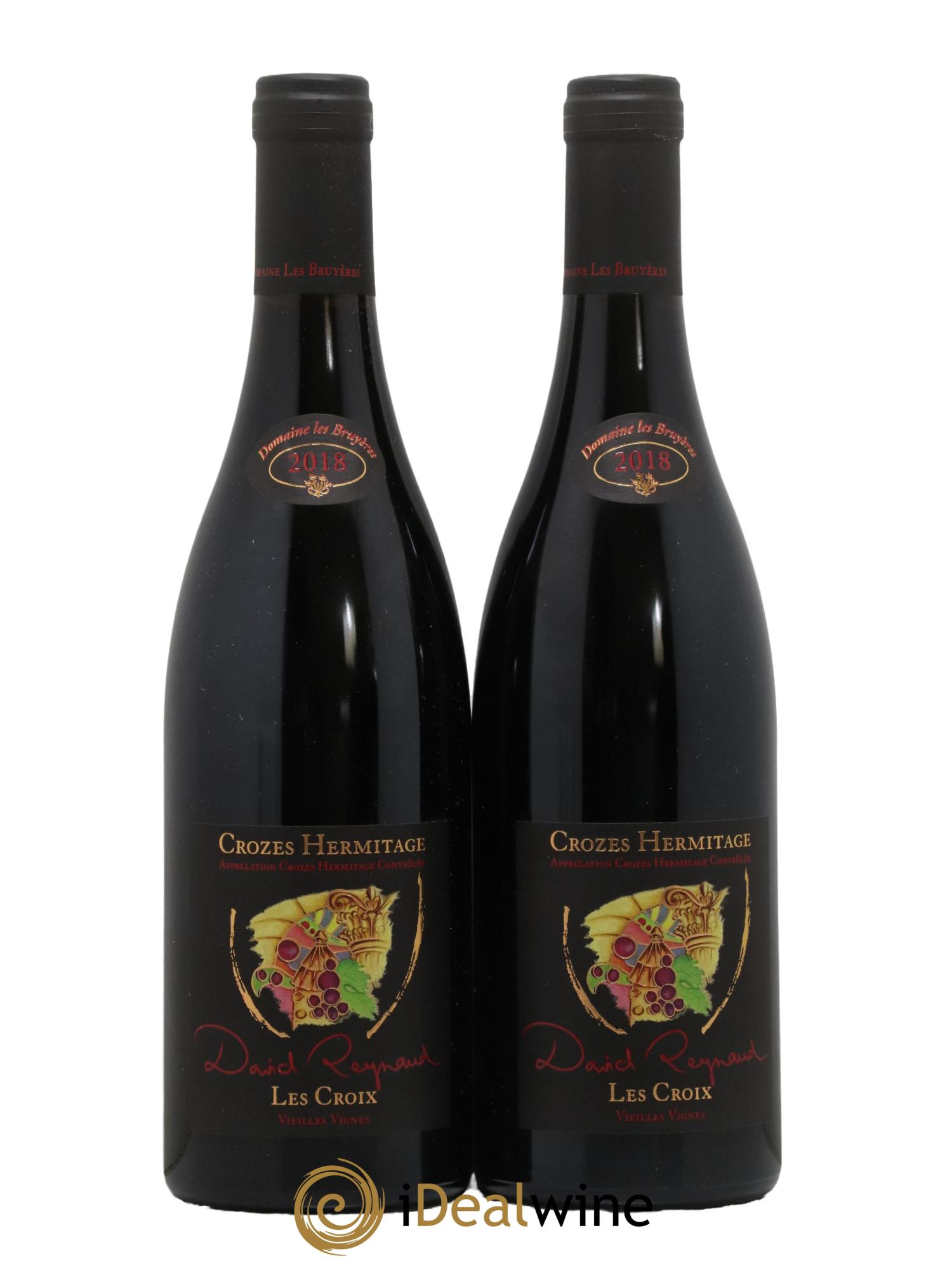 Crozes-Hermitage Les Croix Vieilles vignes David Reynaud 2018 - Lot de 2 bouteilles - 0
