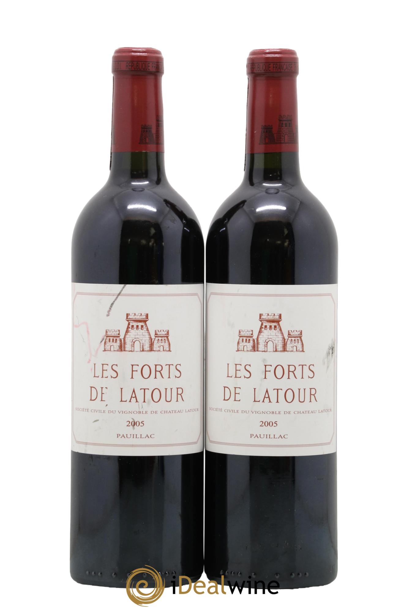 Les Forts de Latour Second Vin 2005 - Lotto di 2 bottiglie - 0