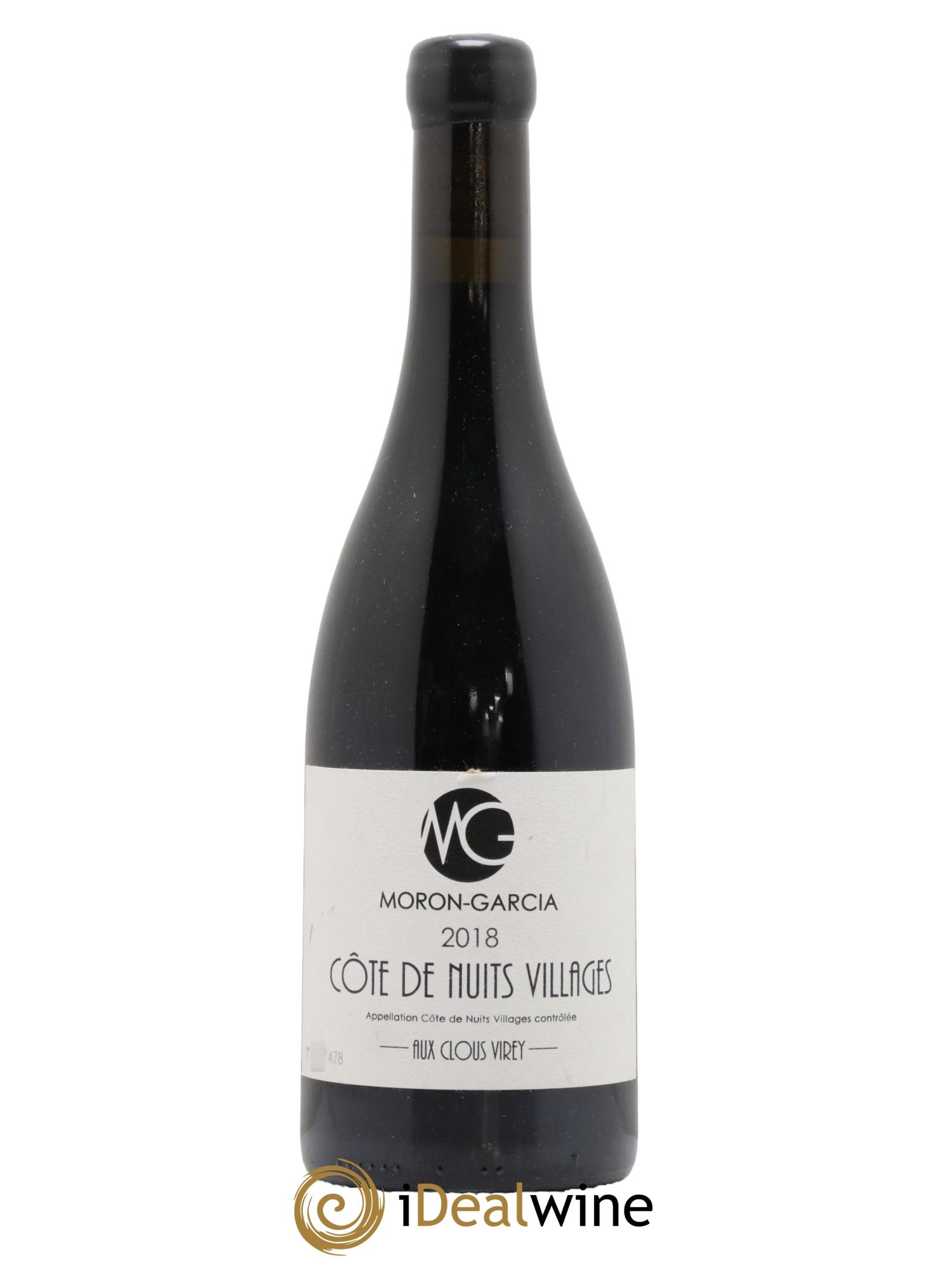 Côte de Nuits-Villages Aux Clous Virey Moron Garcia 2018 - Lot de 1 bouteille - 0