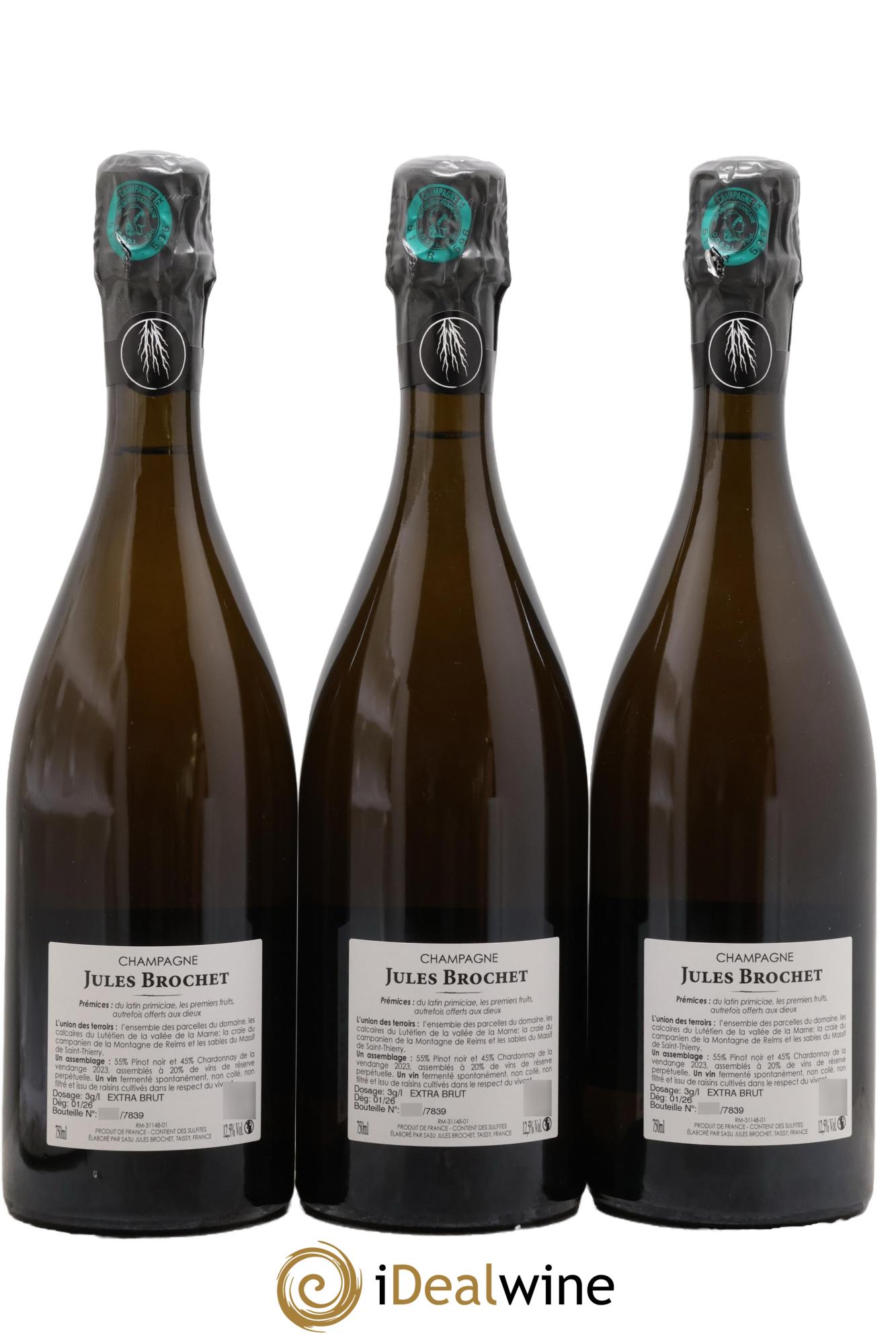 Prémices Jules Brochet - Lot of 3 bottles - 1