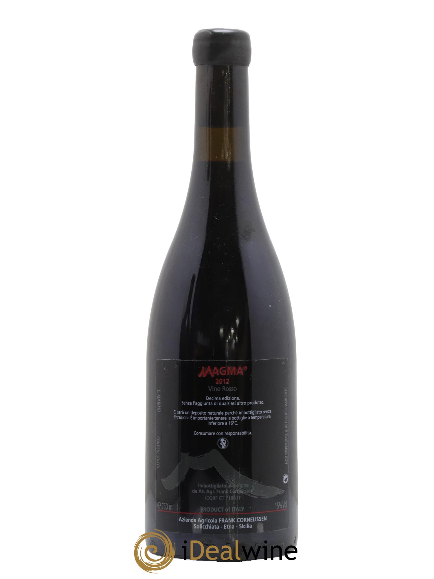 Terre Siciliane IGT Magma Frank Cornelissen 2012 - Lot of 1 bottle - 1