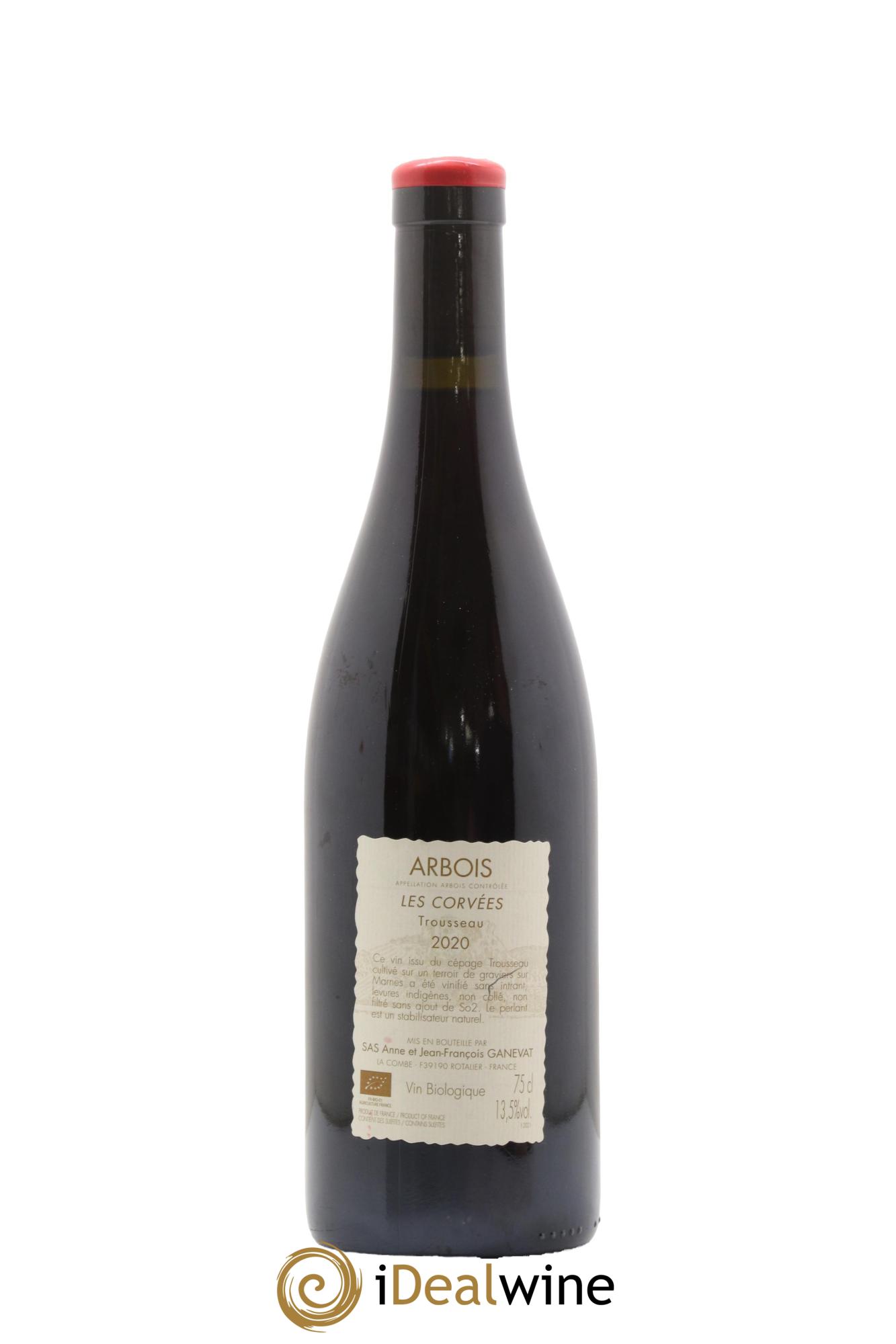 Côtes du Jura Trousseau Les Corvées Anne et Jean François Ganevat 2020 - Lotto di 1 bottiglia - 1