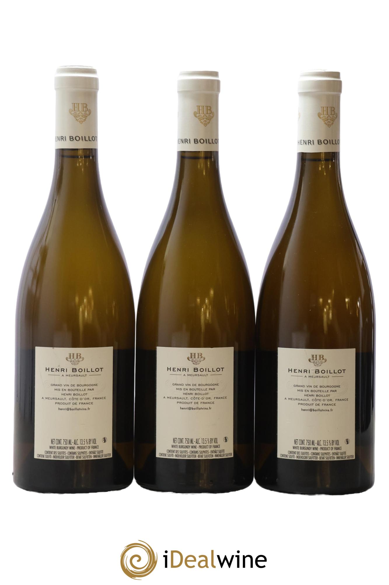 Puligny-Montrachet 1er Cru Clos de la Mouchère Henri Boillot (Domaine) 2017 - Lotto di 3 bottiglie - 1