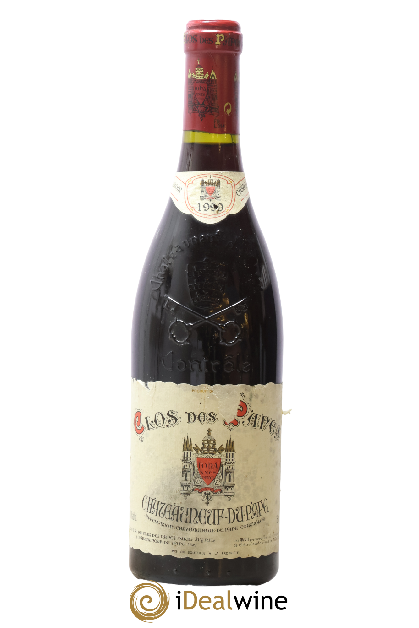 Châteauneuf-du-Pape Clos des Papes - Paul Avril 1999 - Lot de 1 bouteille - 0