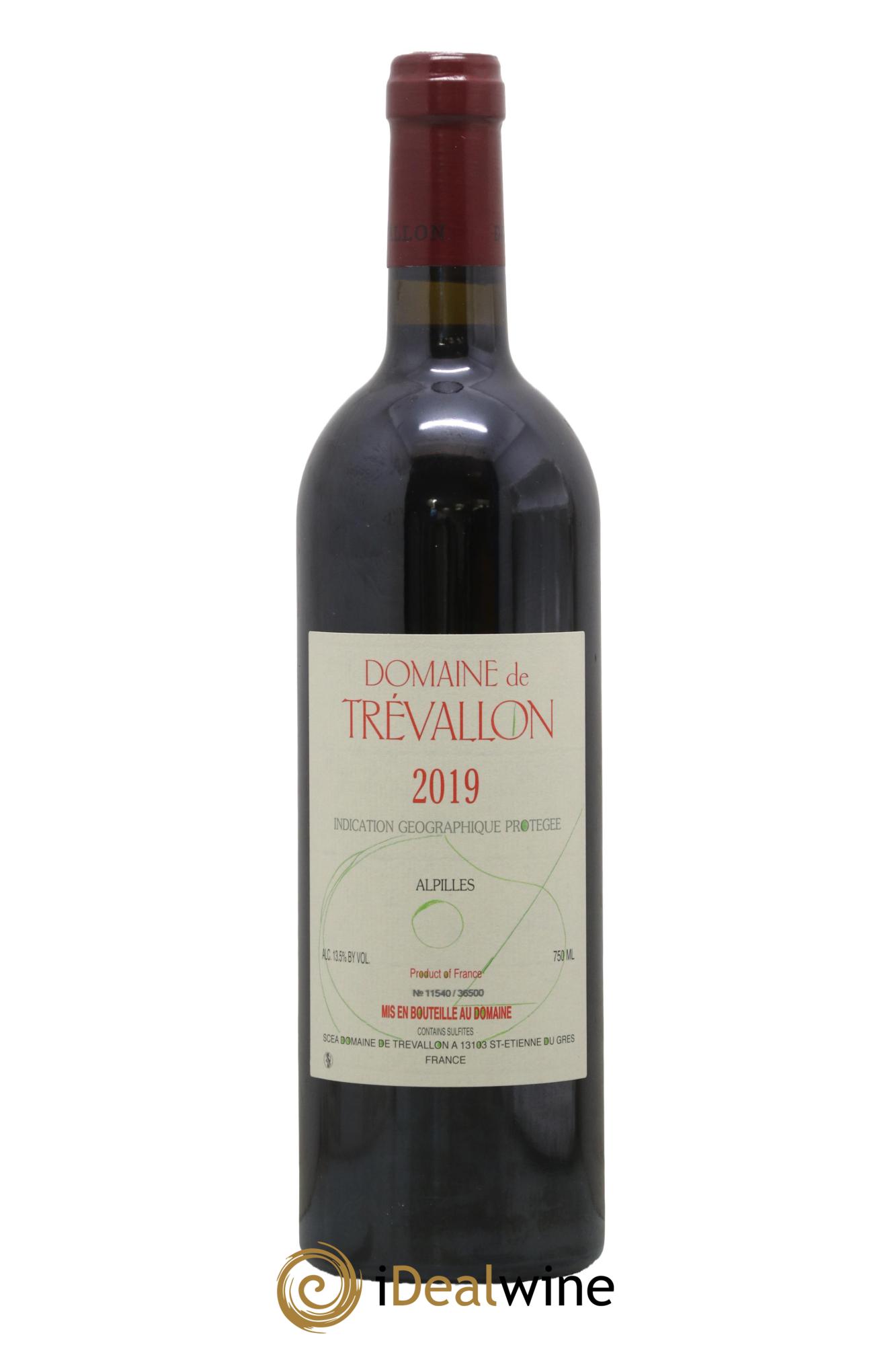 Alpilles Trévallon (Domaine de) Eloi Dürrbach 2019 - Lot de 1 bouteille - 0