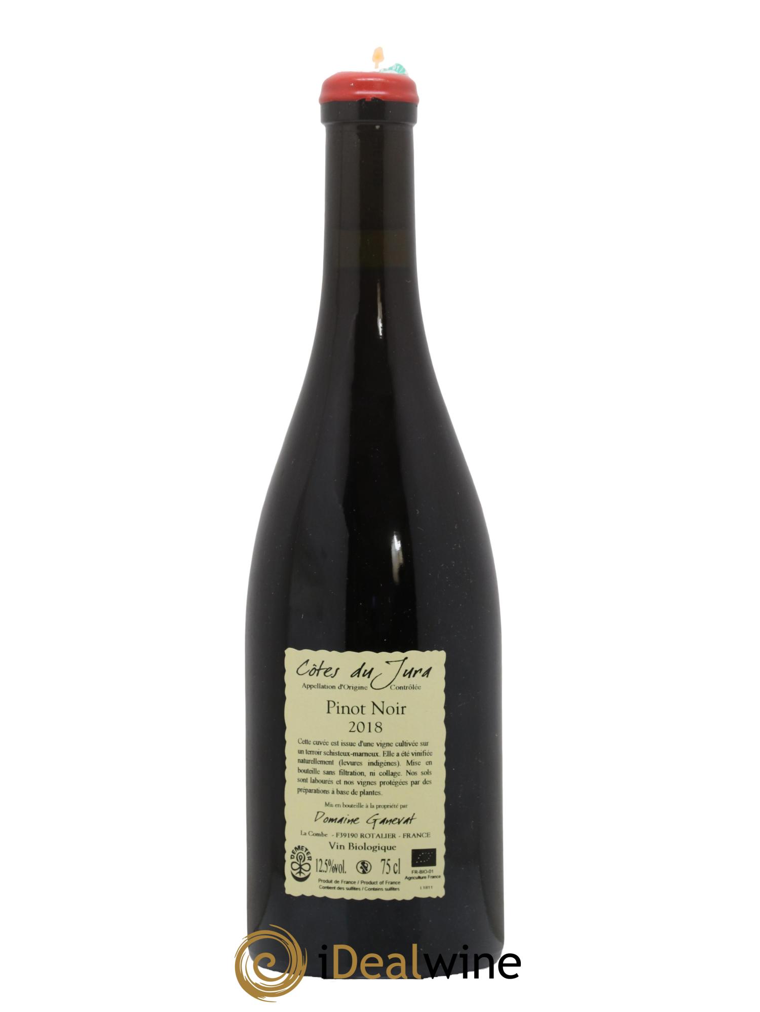 Côtes du Jura Pinot Noir En Billat  Jean-François Ganevat (Domaine) 2018 - Lot de 1 bouteille - 1