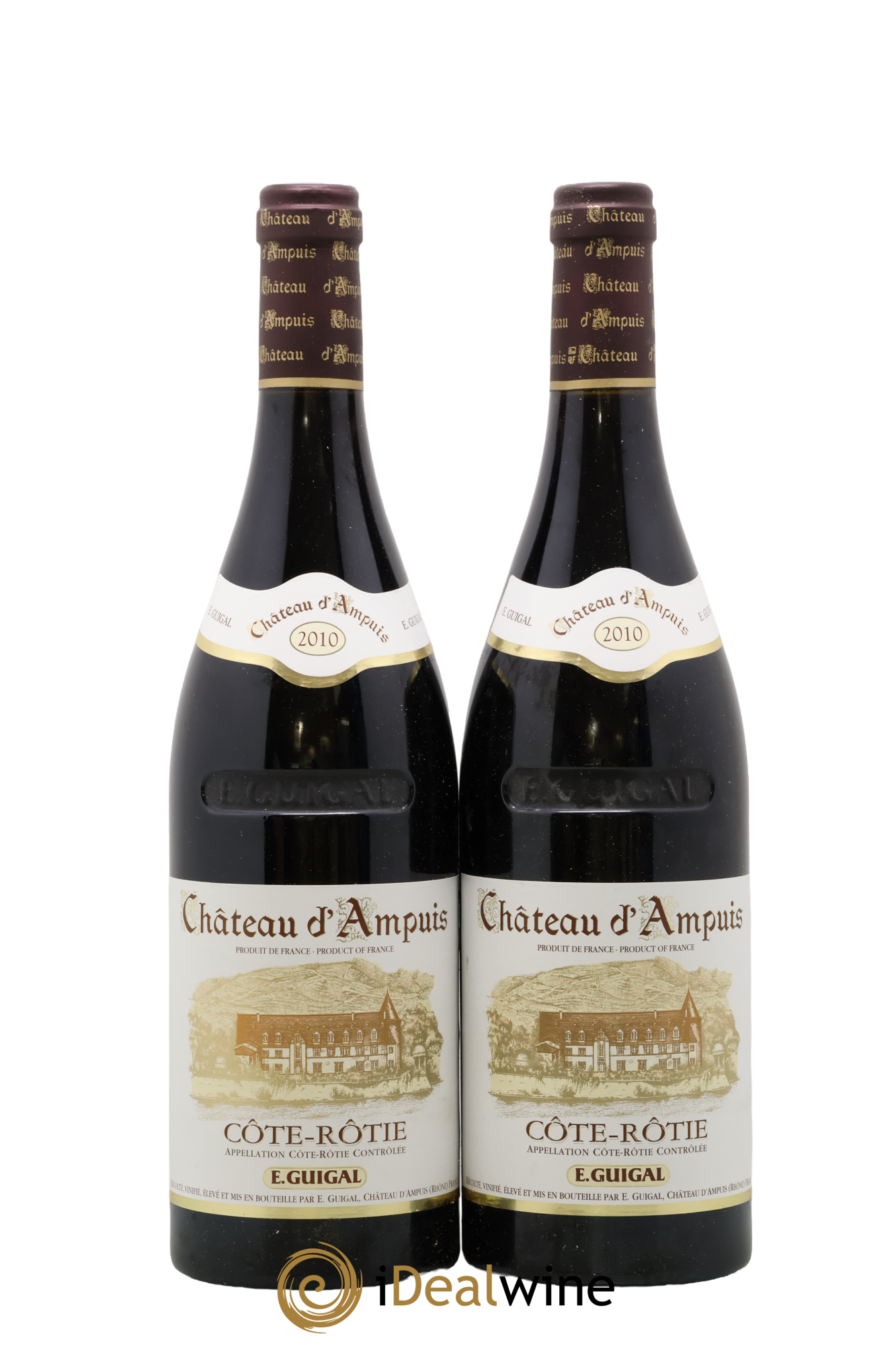 Côte-Rôtie Château d'Ampuis Guigal 2010 - Lot de 2 bouteilles - 0