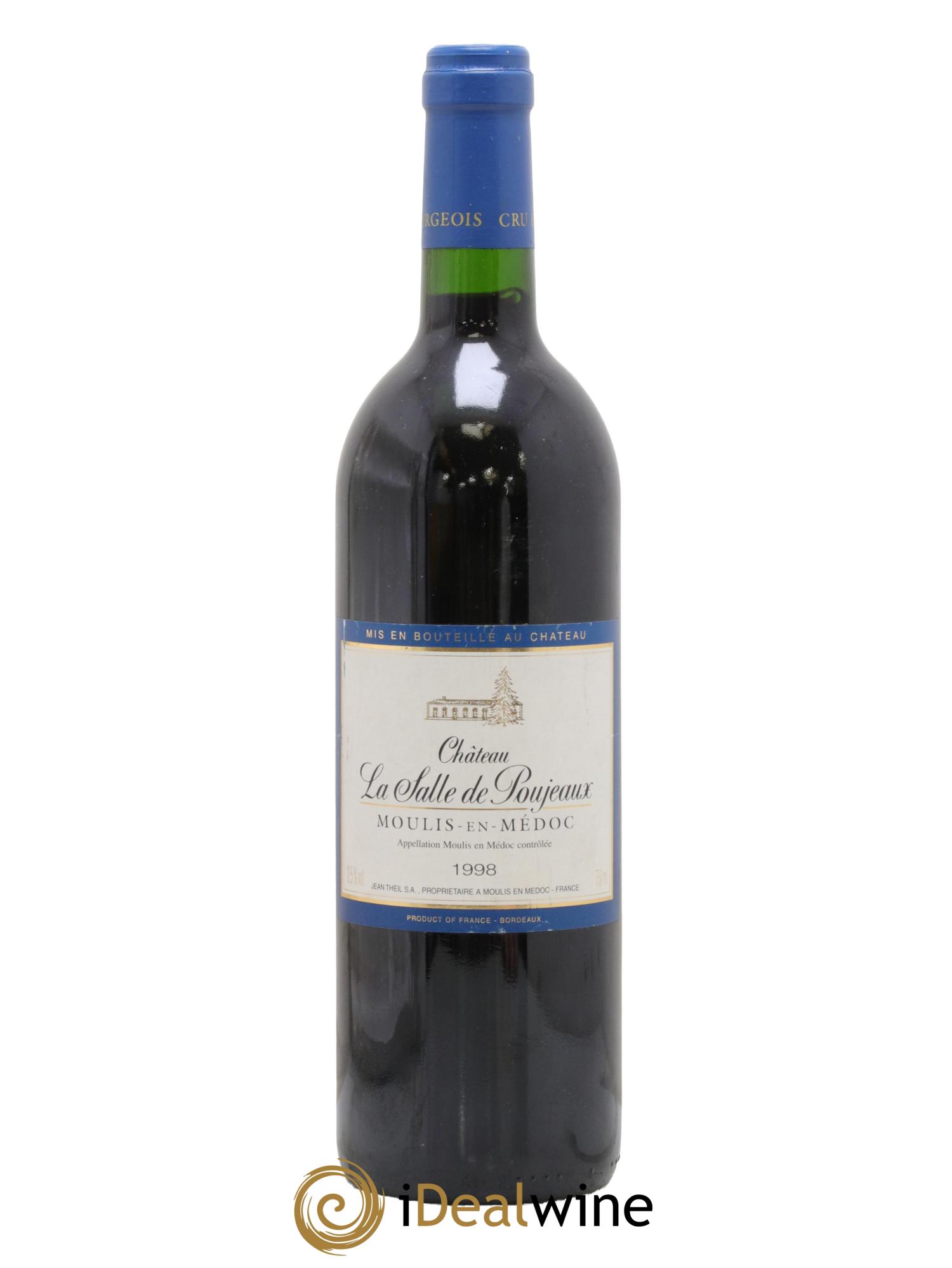 Moulis en Médoc Château La Salle de Poujeaux 1998 - Lot of 1 bottle - 0