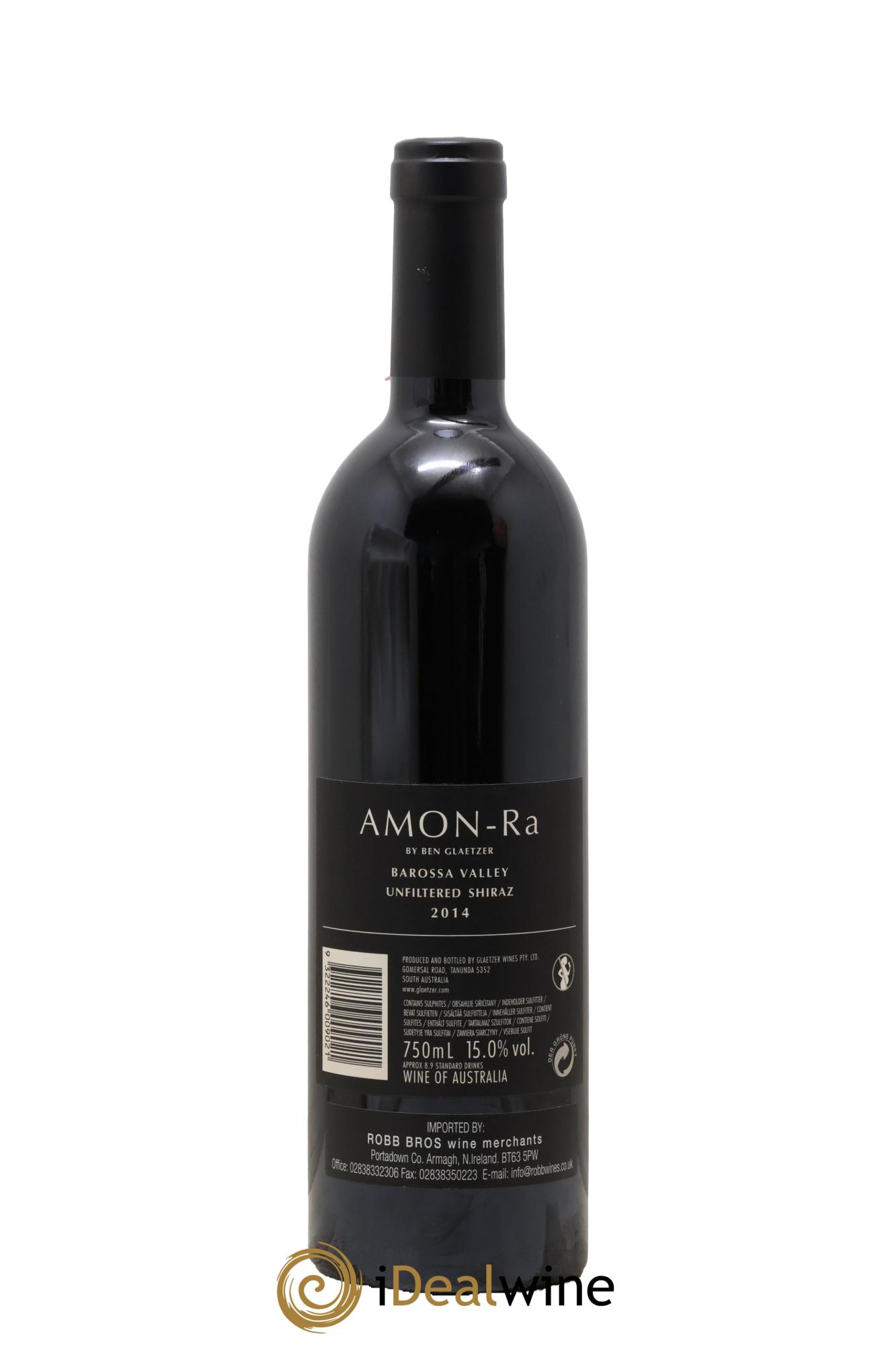 Barossa Valley Amon-Ra Ben Glaetzer 2014 - Posten von 1 Flasche - 1