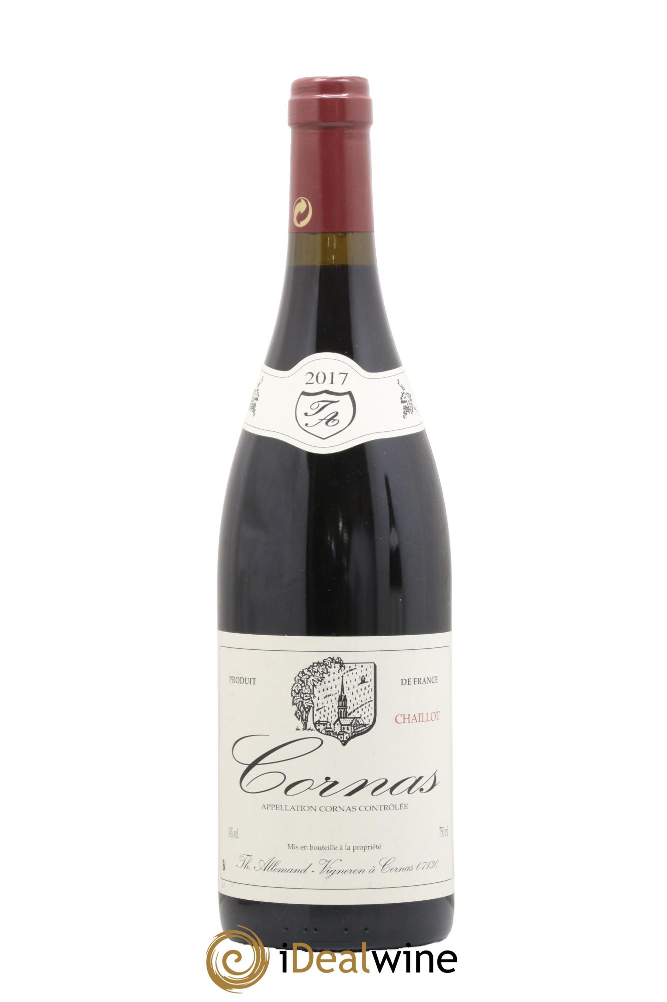 Cornas Chaillot Thierry Allemand 2017 - Lotto di 1 bottiglia - 0