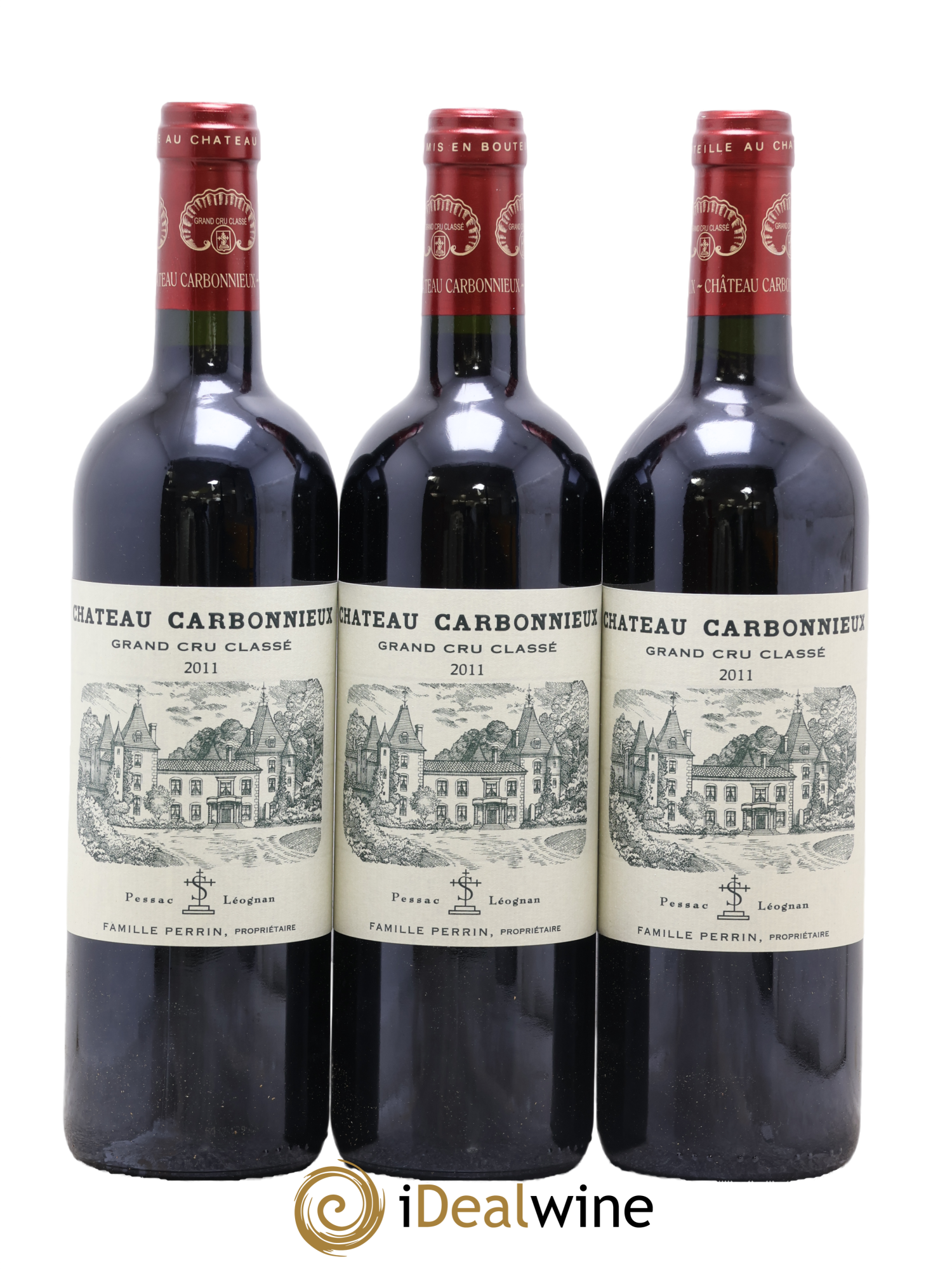 Château Carbonnieux Cru Classé de Graves 2011 - Posten von 3 Flaschen - 0