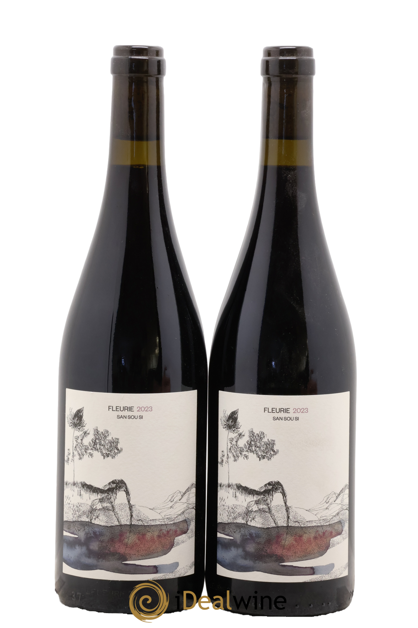 Fleurie San Sou Si Icy Liu 2023 - Lot de 2 bouteilles - 0