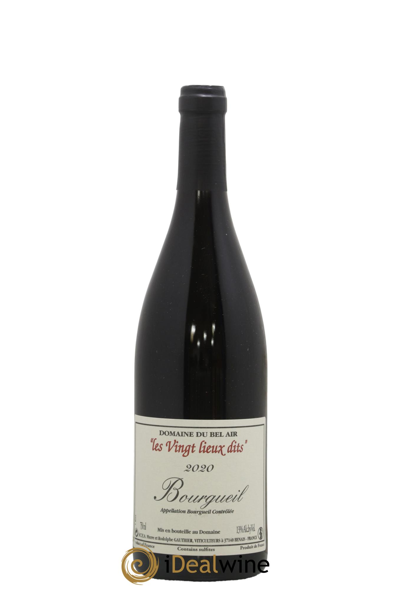 Bourgueil Vingt Lieux Dits Domaine du Bel Air 2020 - Lot of 1 bottle - 0