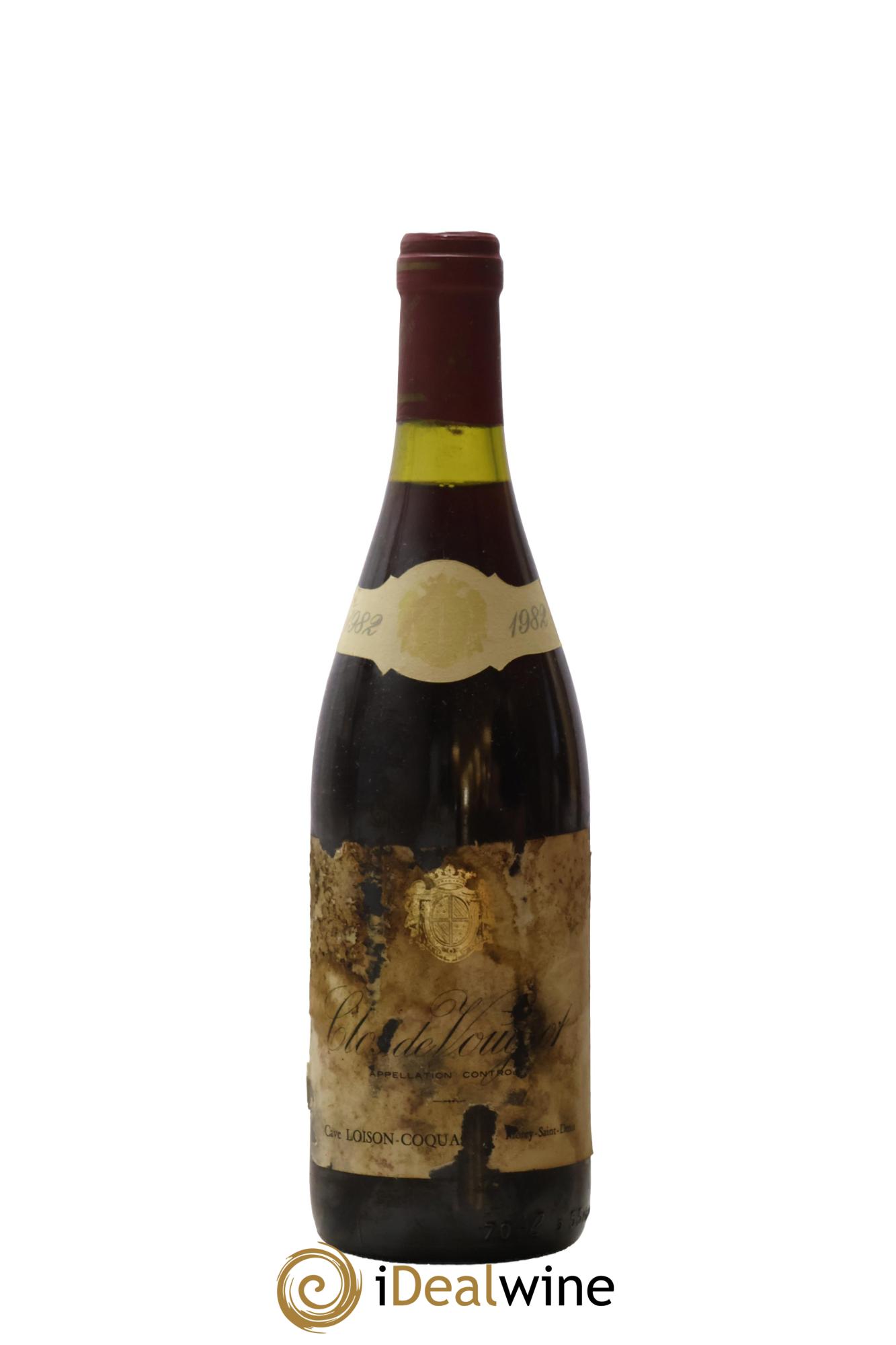Clos de Vougeot Grand Cru Loison Coquart 1982 - Lot de 1 bouteille - 0