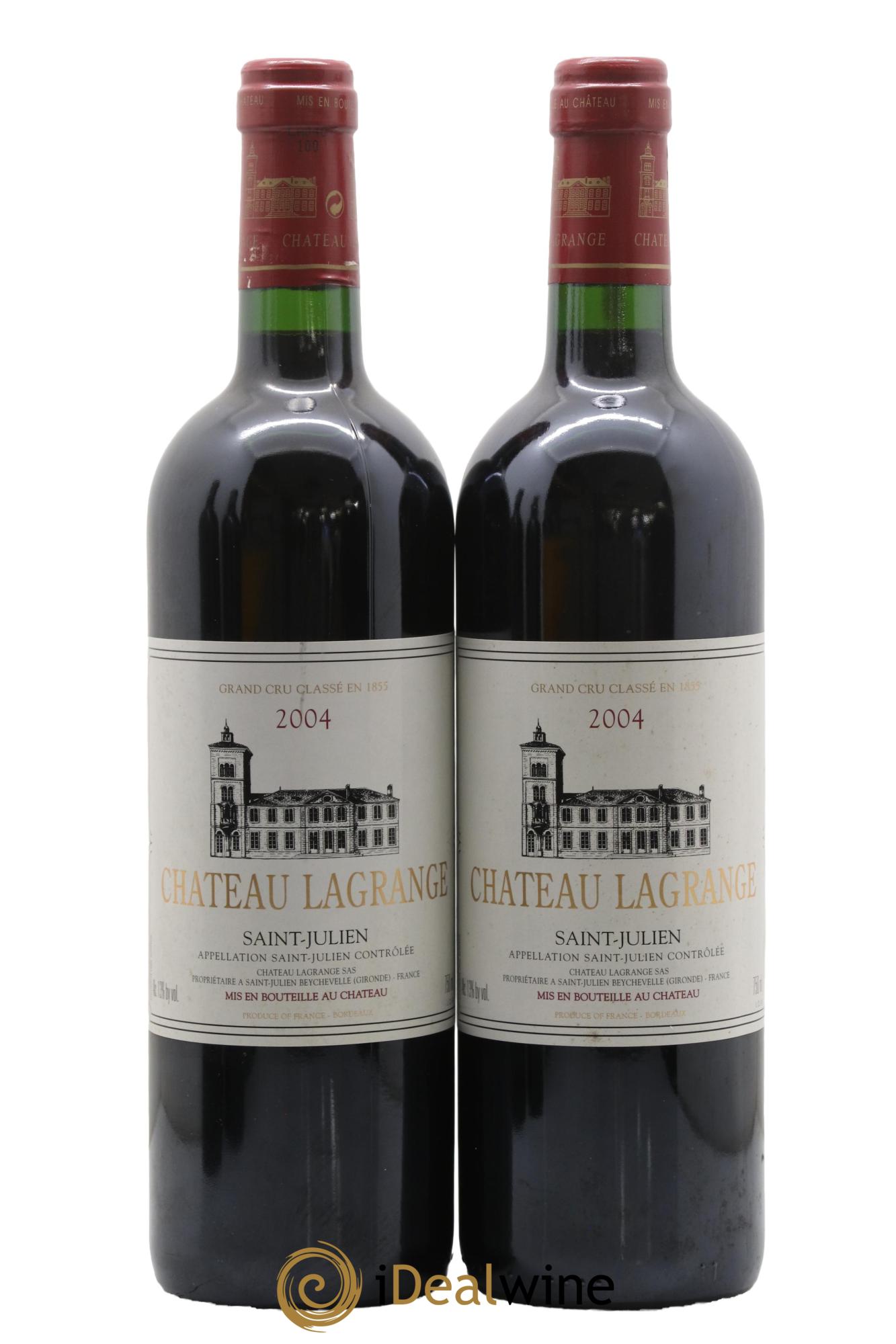 Château Lagrange 3ème Grand Cru Classé 2004 - Lot of 2 bottles - 0
