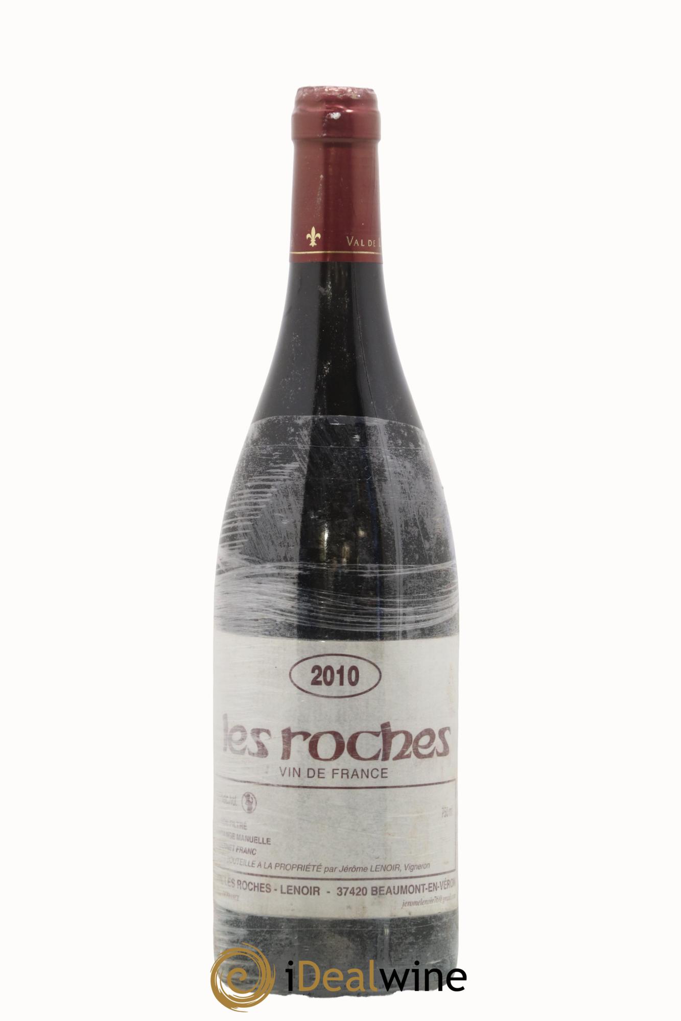 Vin de France Les Roches Lenoir (Domaine) 2010 - Lot de 1 bouteille - 0