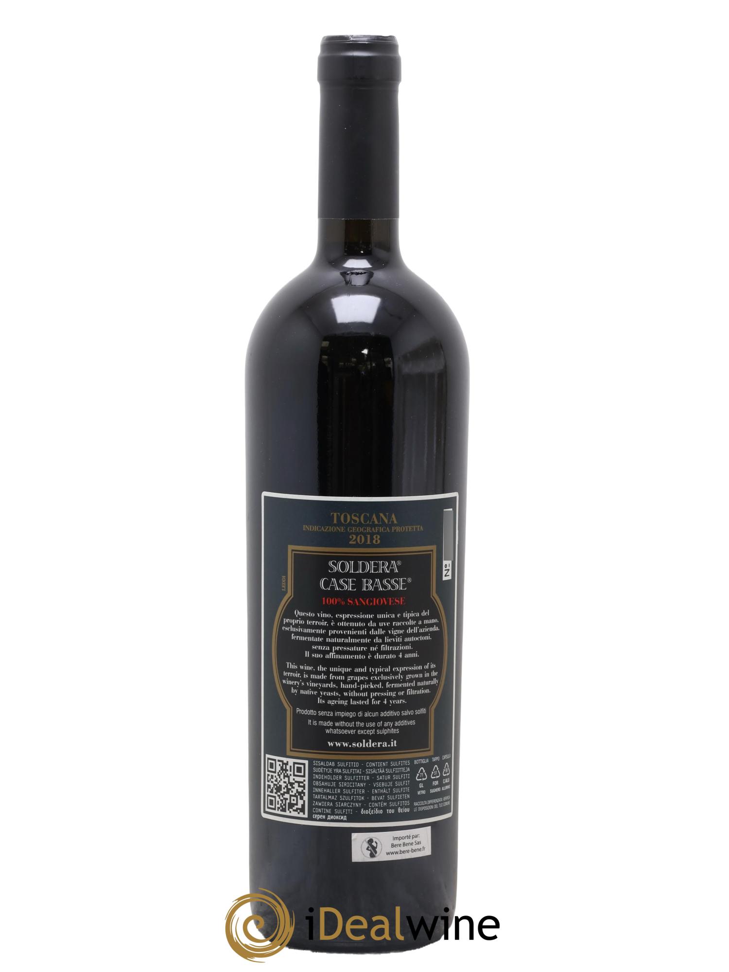 Brunello di Montalcino DOCG Riserva Soldera Case Basse - Gianfranco Soldera 2018 - Lot of 1 bottle - 1