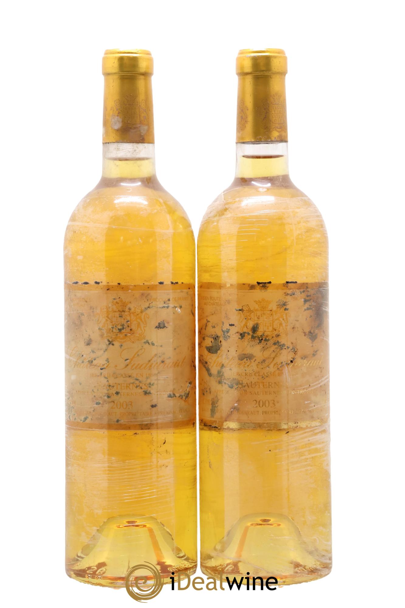 Château Suduiraut 1er Grand Cru Classé 2003 - Lot de 2 bouteilles - 0