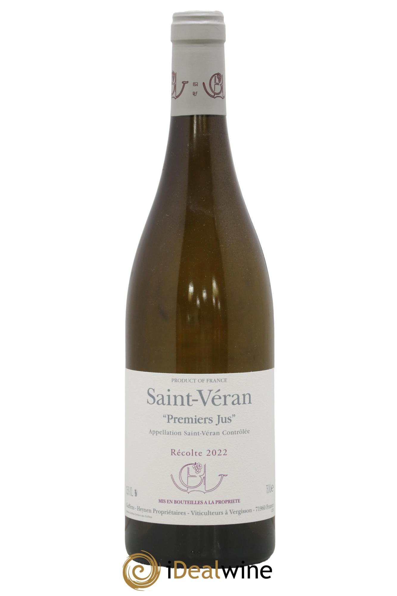 Saint-Véran 1er Jus Guffens-Heynen 2022 - Lot de 1 bouteille - 0