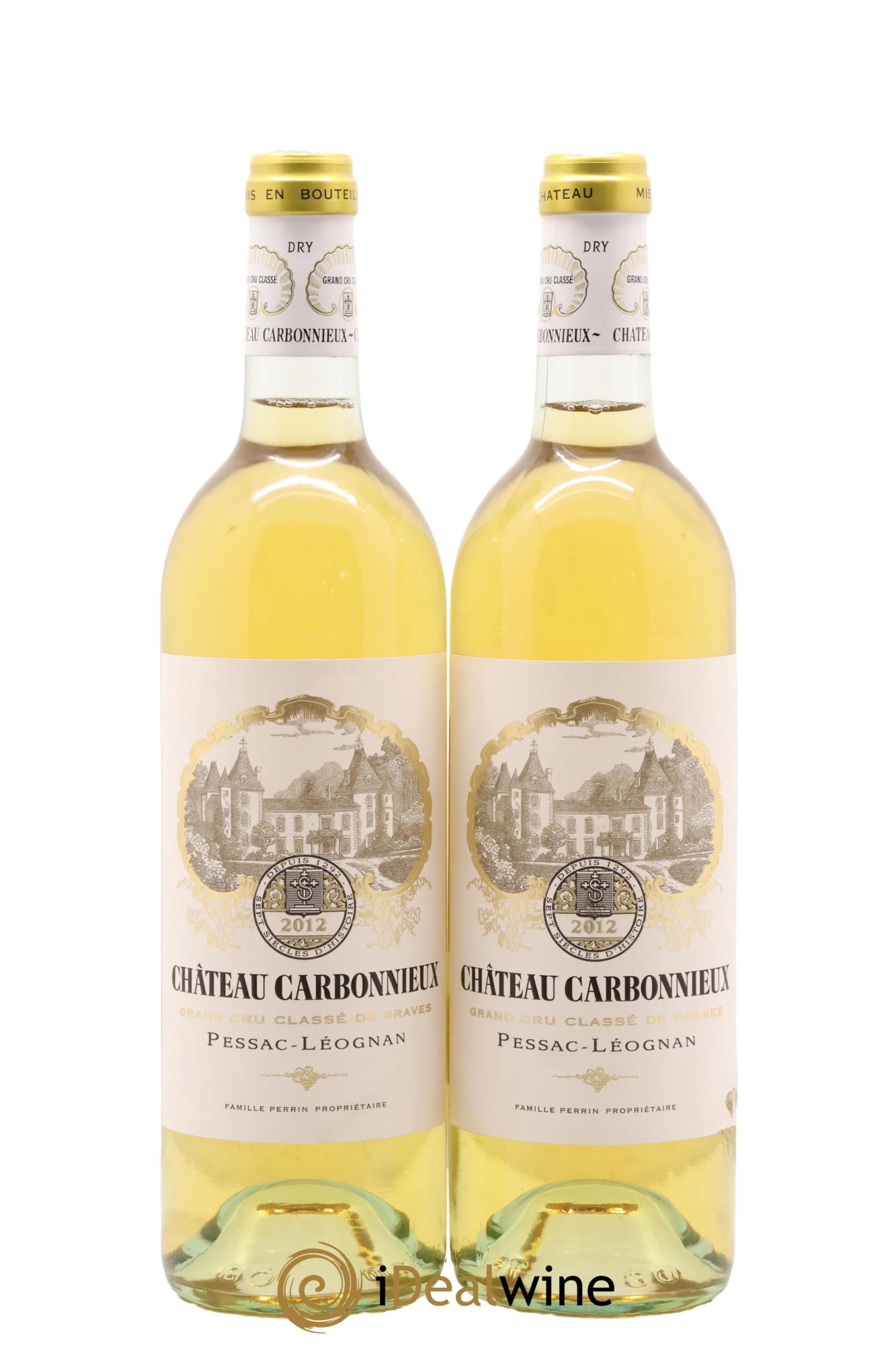 Château Carbonnieux Cru Classé de Graves 2012 - Lot de 2 bouteilles - 0
