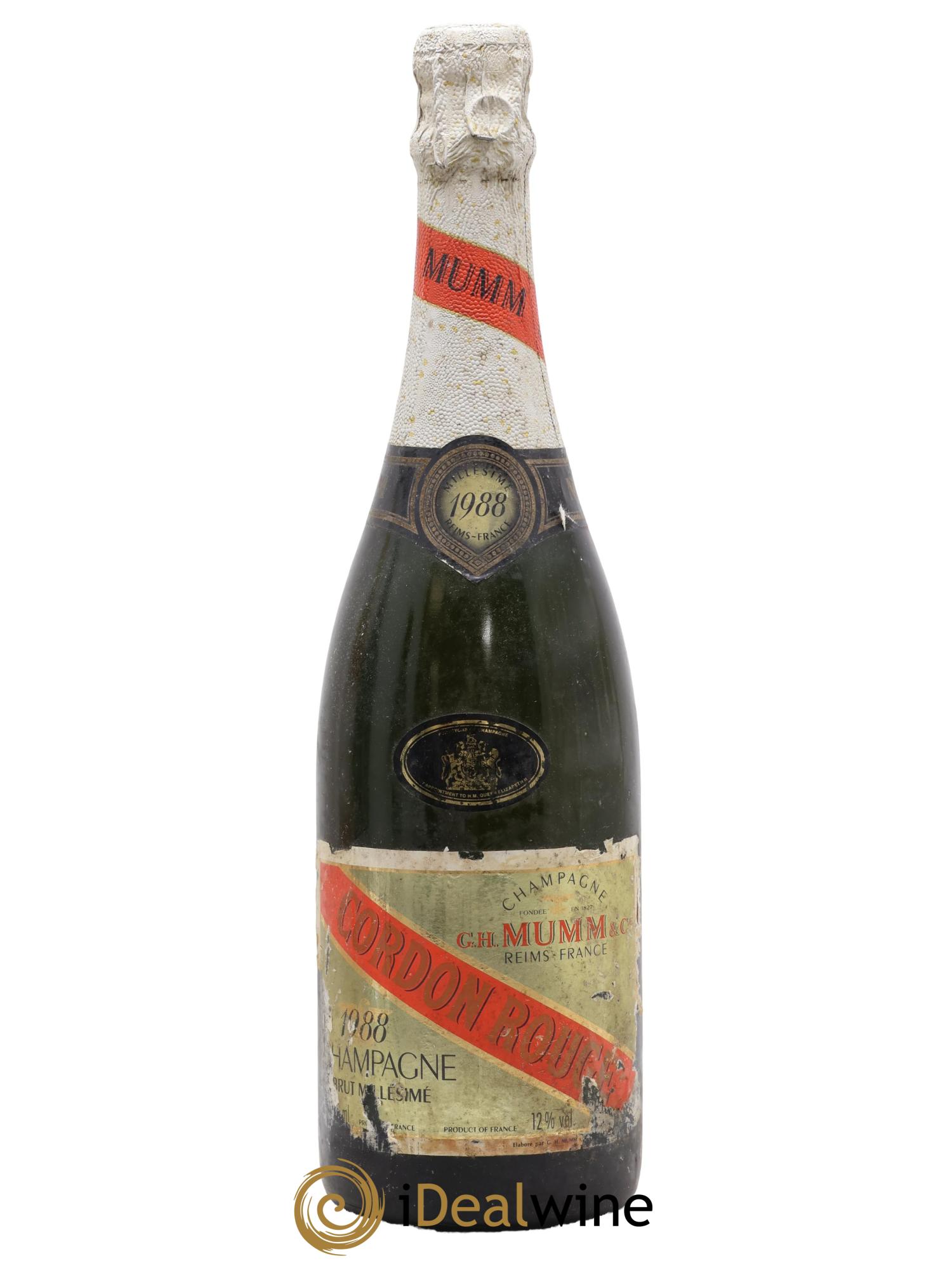 Cordon Rouge Mumm 1988 - Lotto di 1 bottiglia - 0