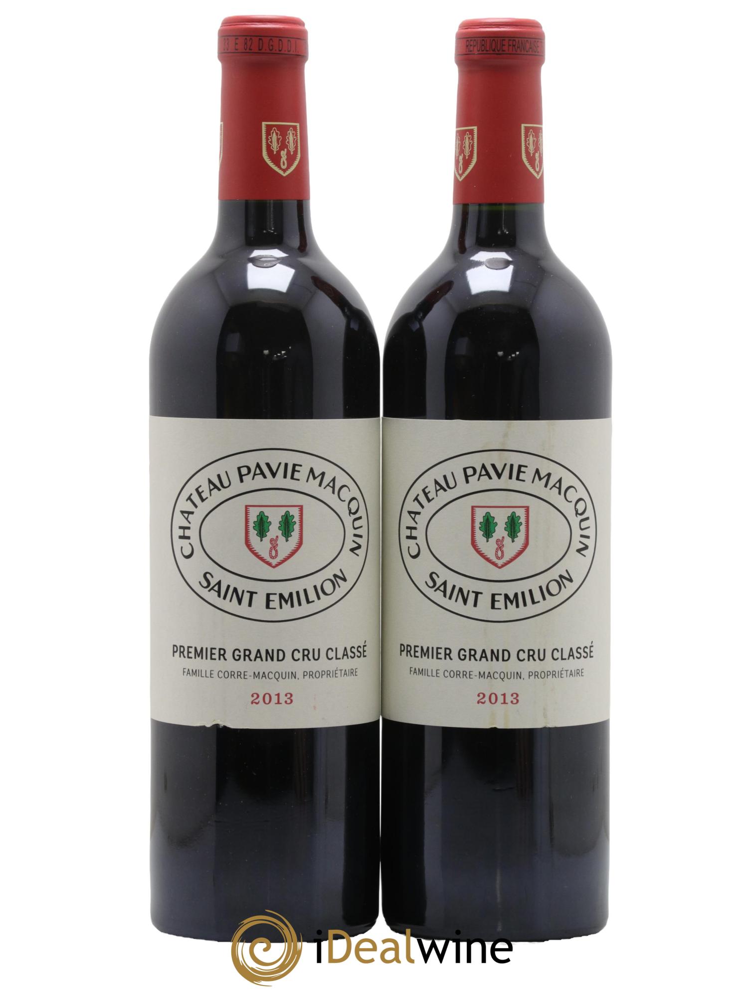 Château Pavie Macquin 1er Grand Cru Classé B 2013 - Lot de 2 bouteilles - 0