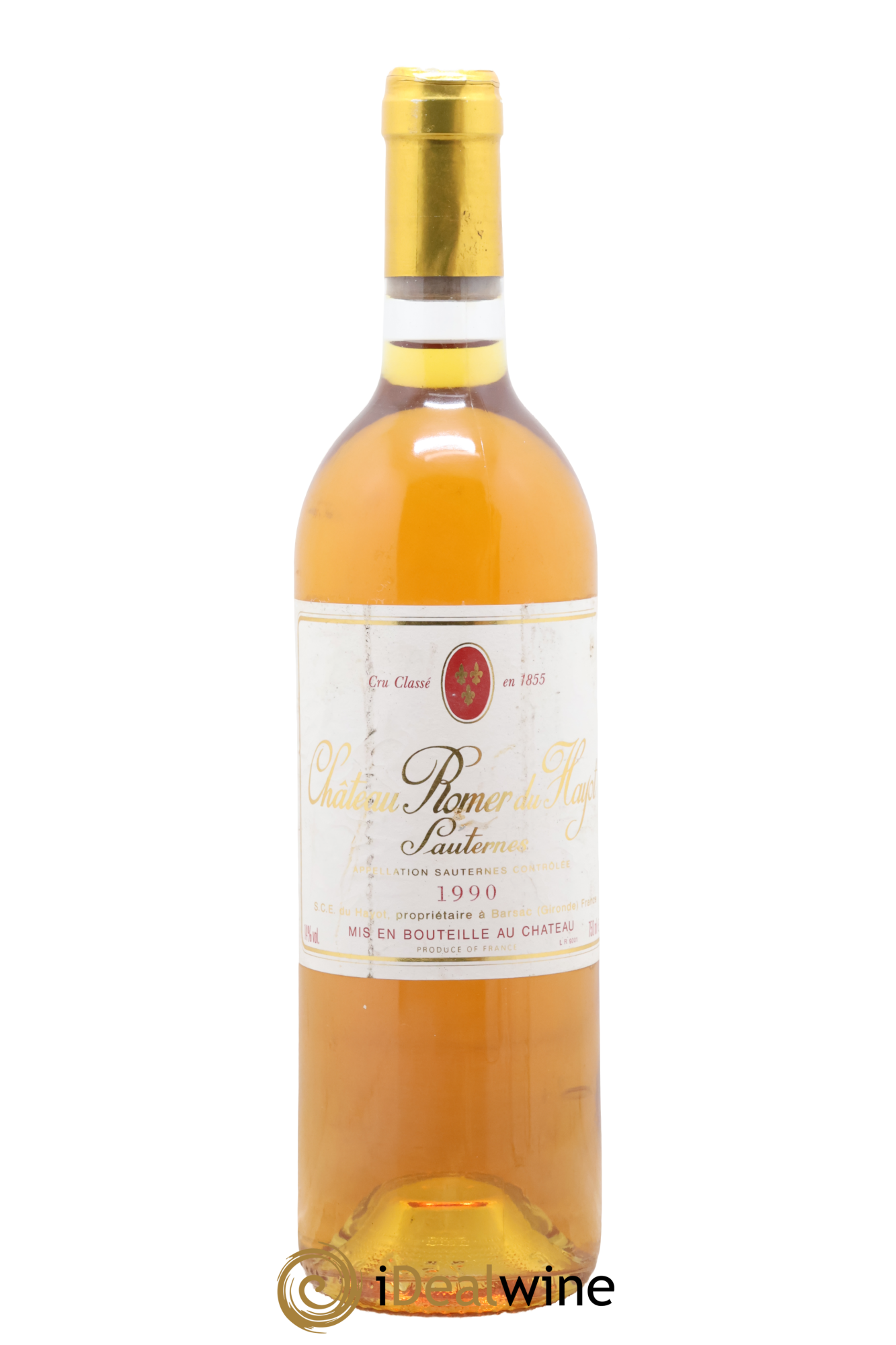 Château Romer du Hayot 2ème Grand Cru Classé 1990 - Lotto di 1 bottiglia - 0
