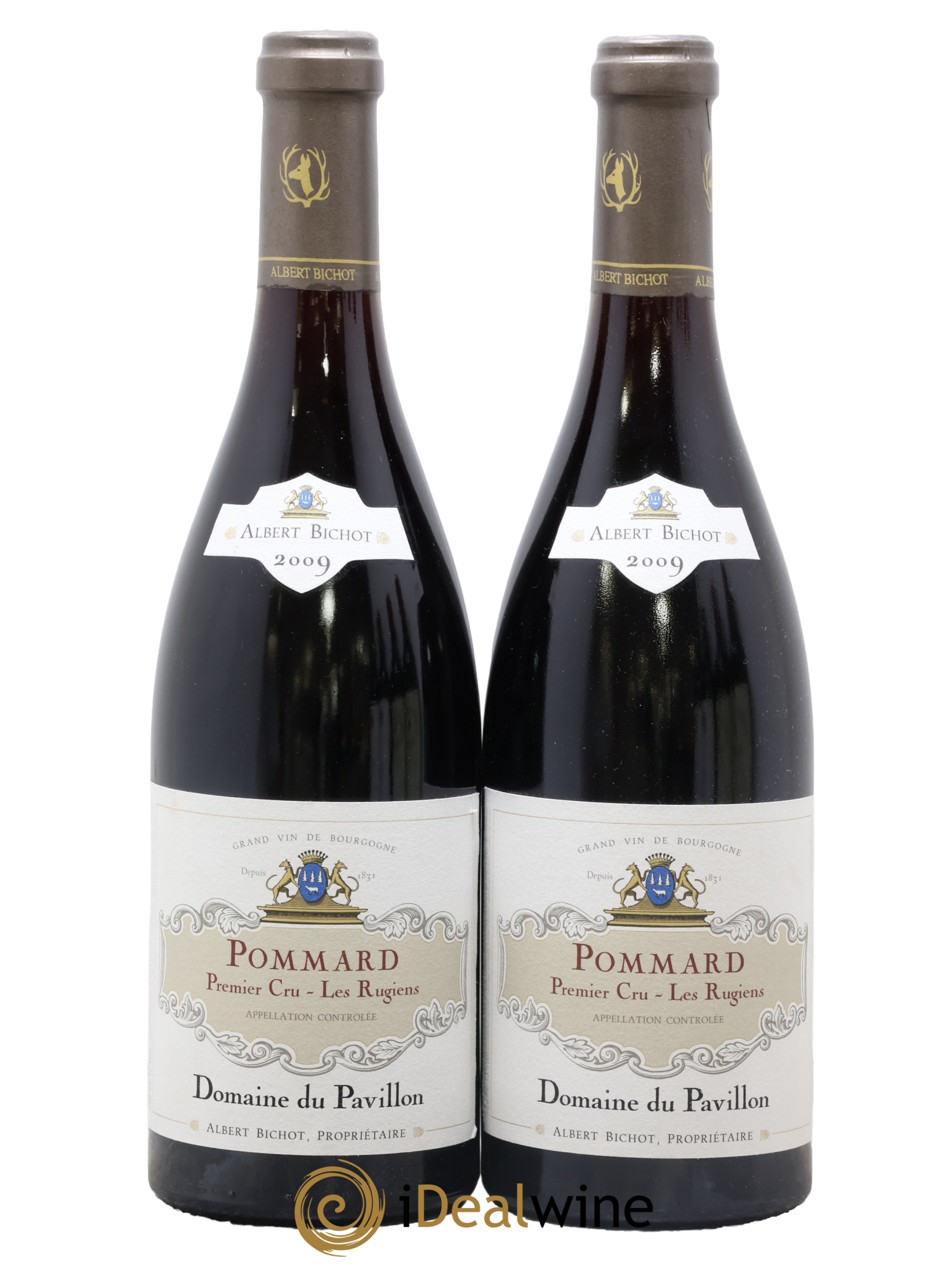 Pommard 1er Cru Les Rugiens Domaine du Pavillon - Albert Bichot 2009 - Lot de 2 bouteilles - 0