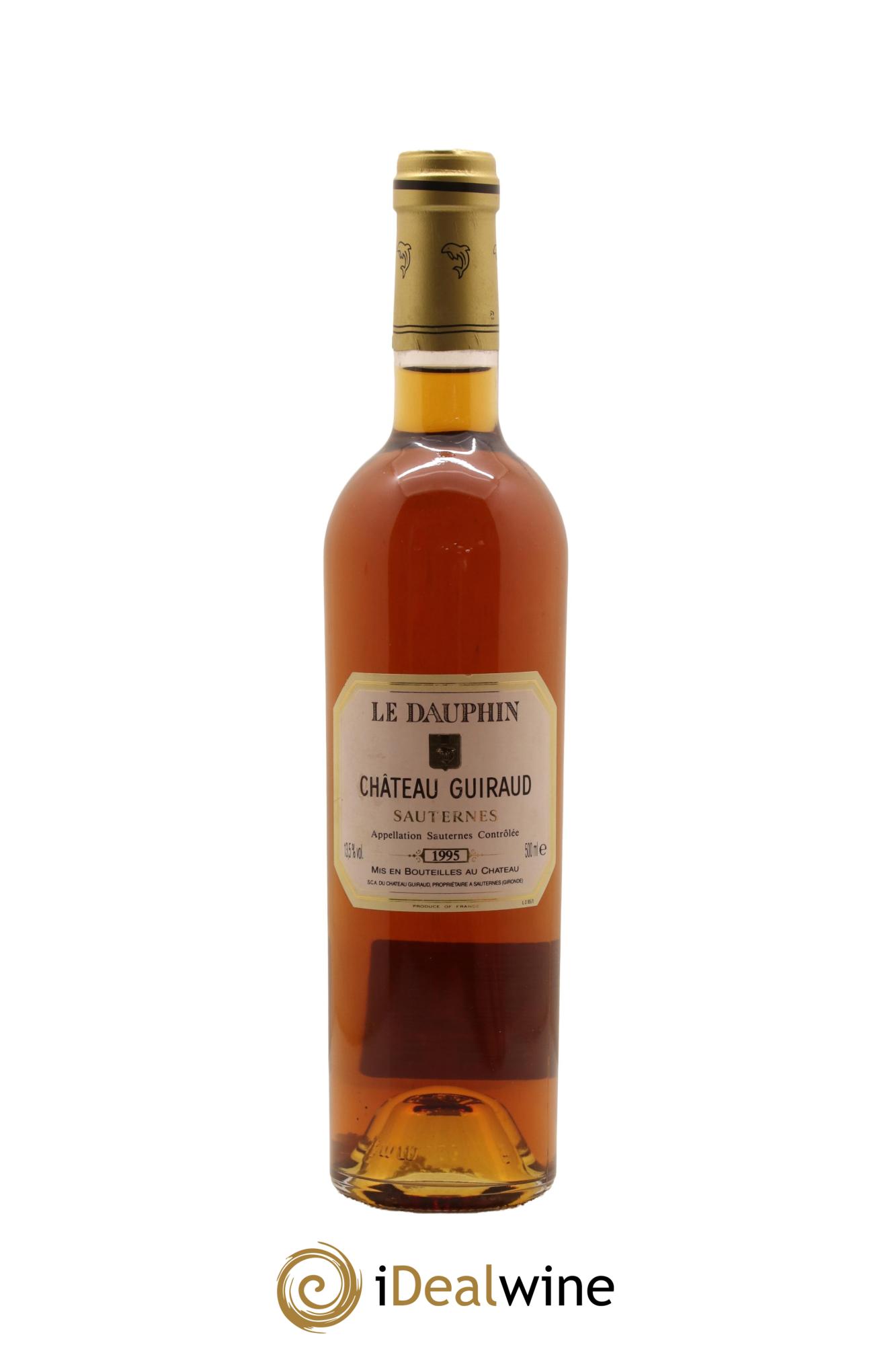 Sauternes Le Dauphin Chateau Guiraud 1995 - Lot de 1 format 50cl - 0