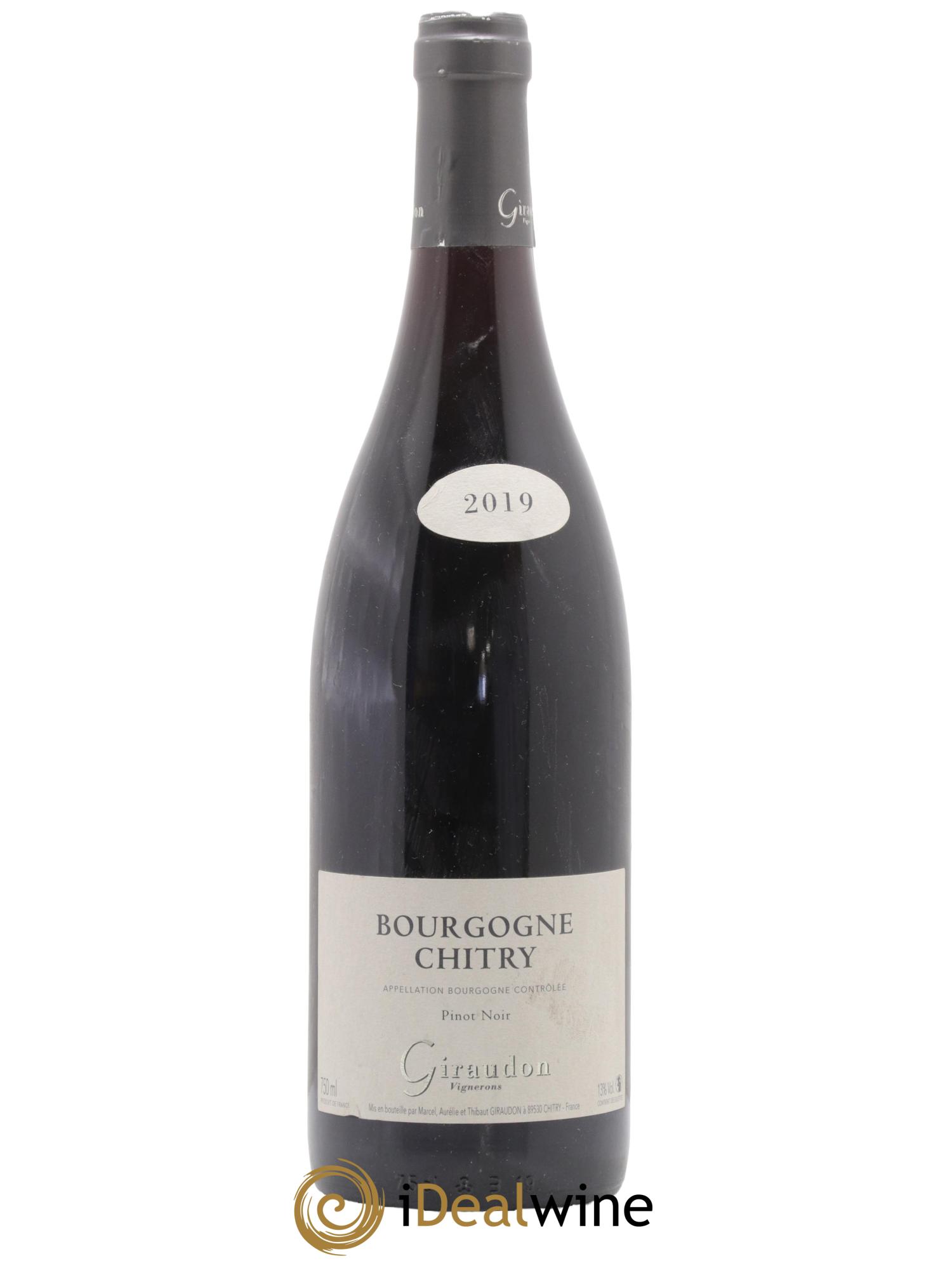 Bourgogne Chitry Domaine Giraudon 2019 - Lot de 1 bouteille - 0