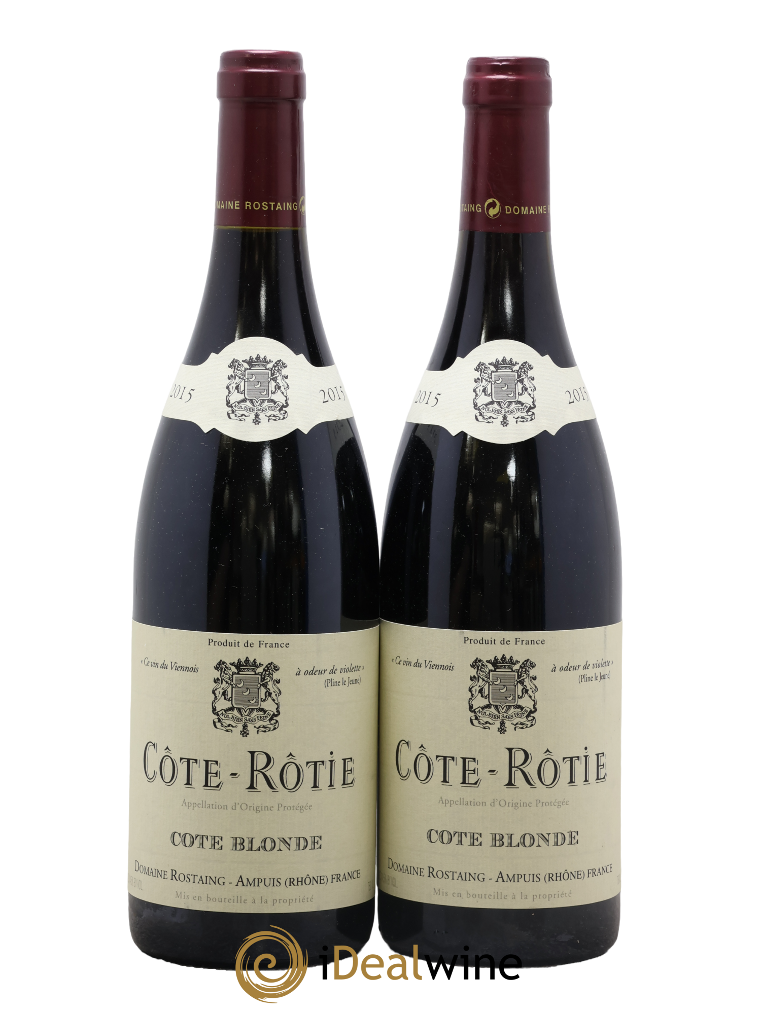Côte-Rôtie Côte Blonde René Rostaing 2015 - Lot de 2 bouteilles - 0