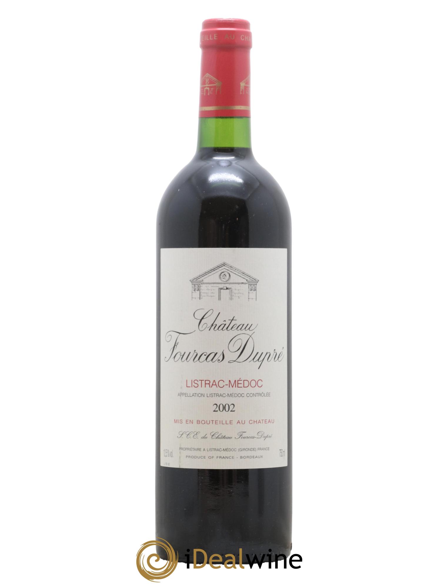 Château Fourcas Dupré 2002 - Lot de 1 bouteille - 0