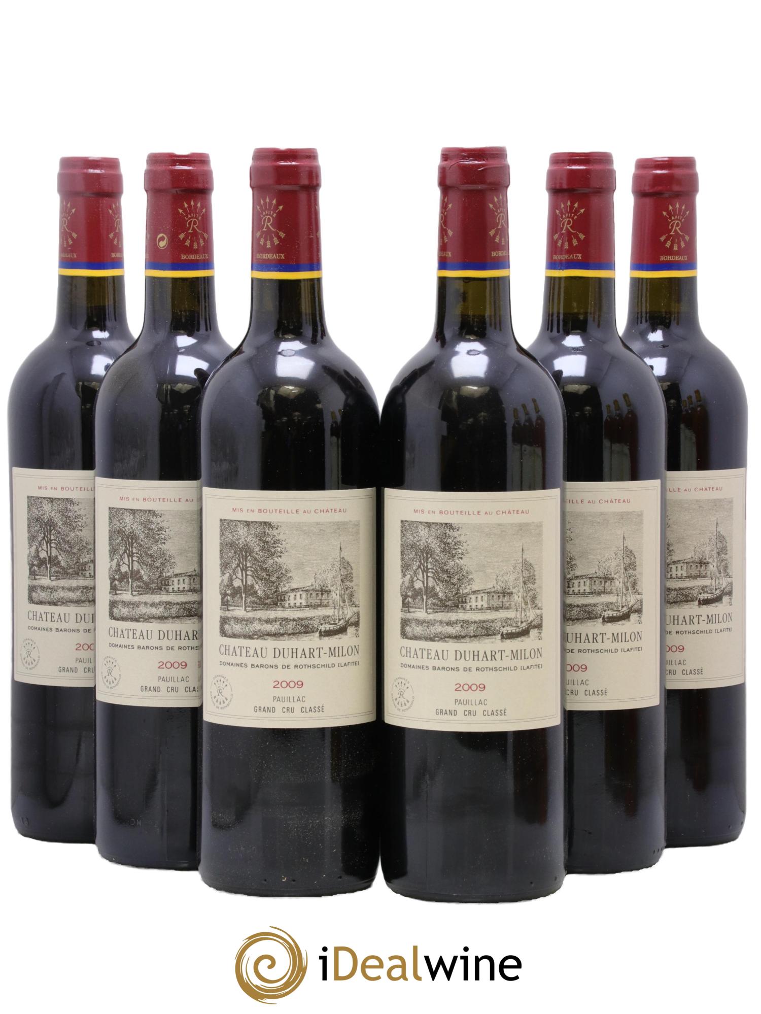 Château Duhart-Milon 4ème Grand Cru Classé 2009 - Lot of 6 bottles - 0