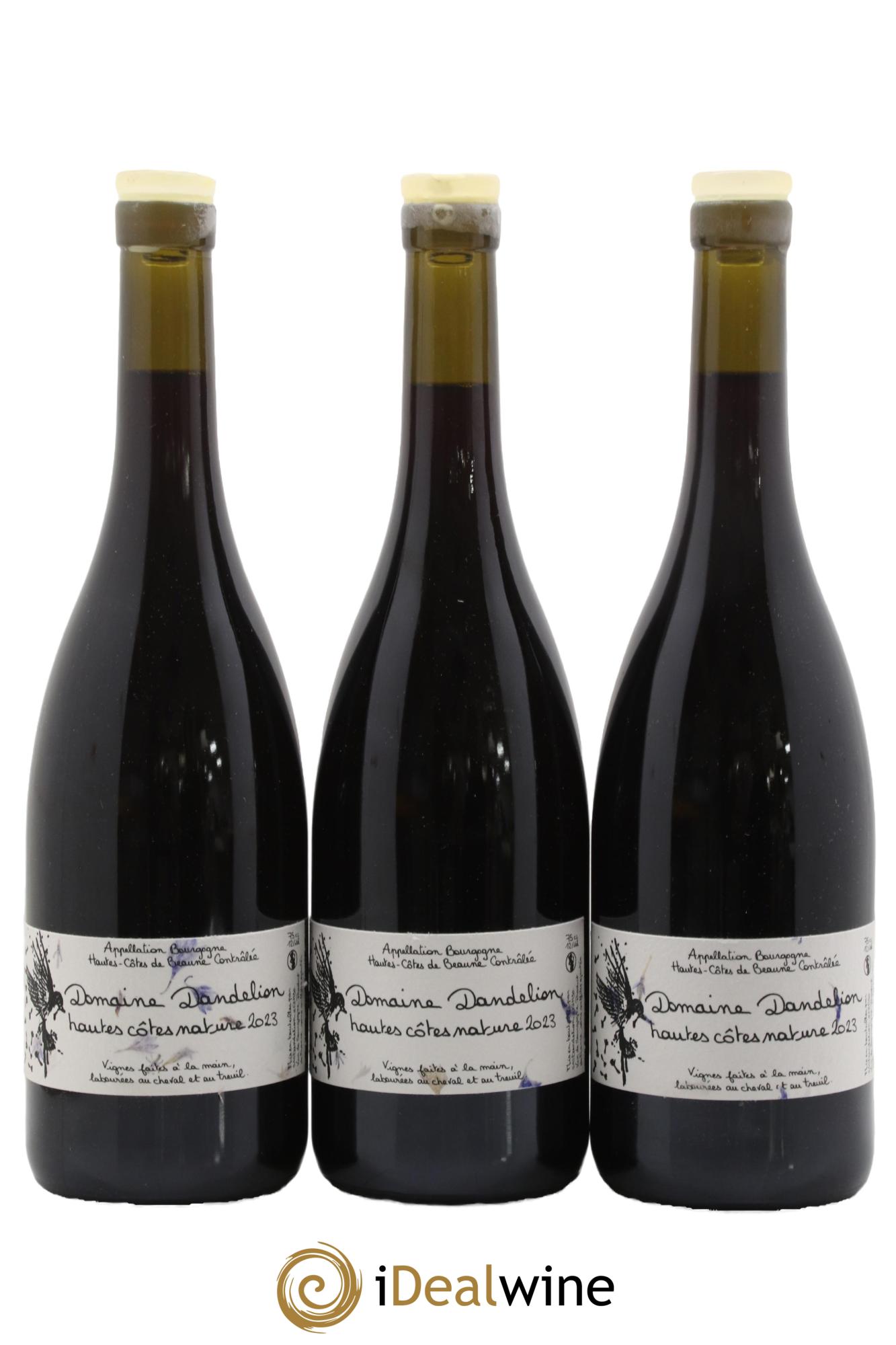 Hautes-Côtes de Beaune Nature Dandelion (Domaine) 2023 - Lot de 3 bouteilles - 0