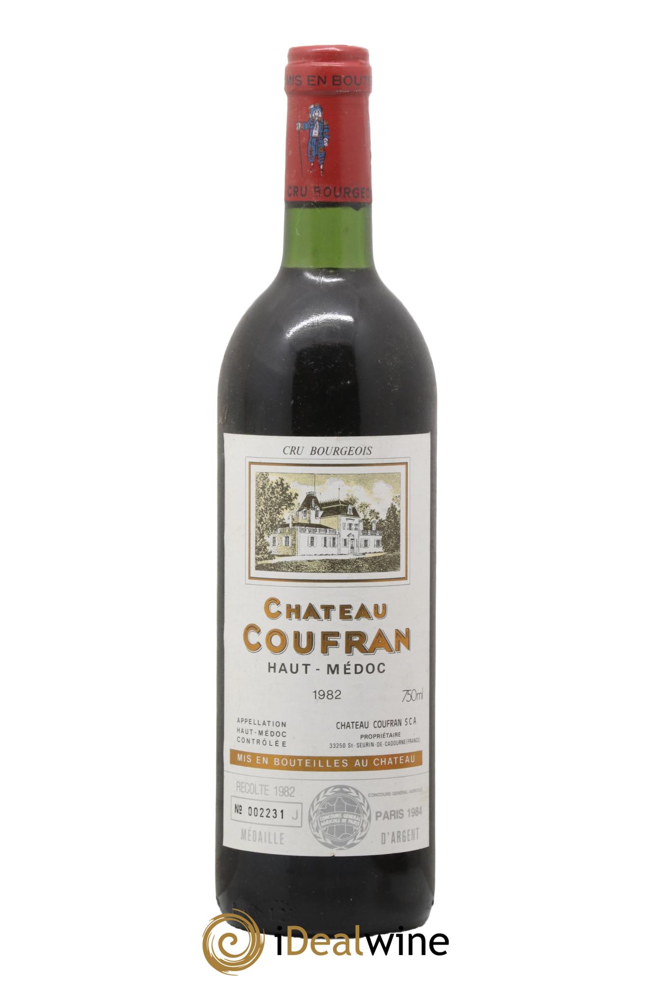 Château Coufran Cru Bourgeois 1982 - Posten von 1 Flasche - 0