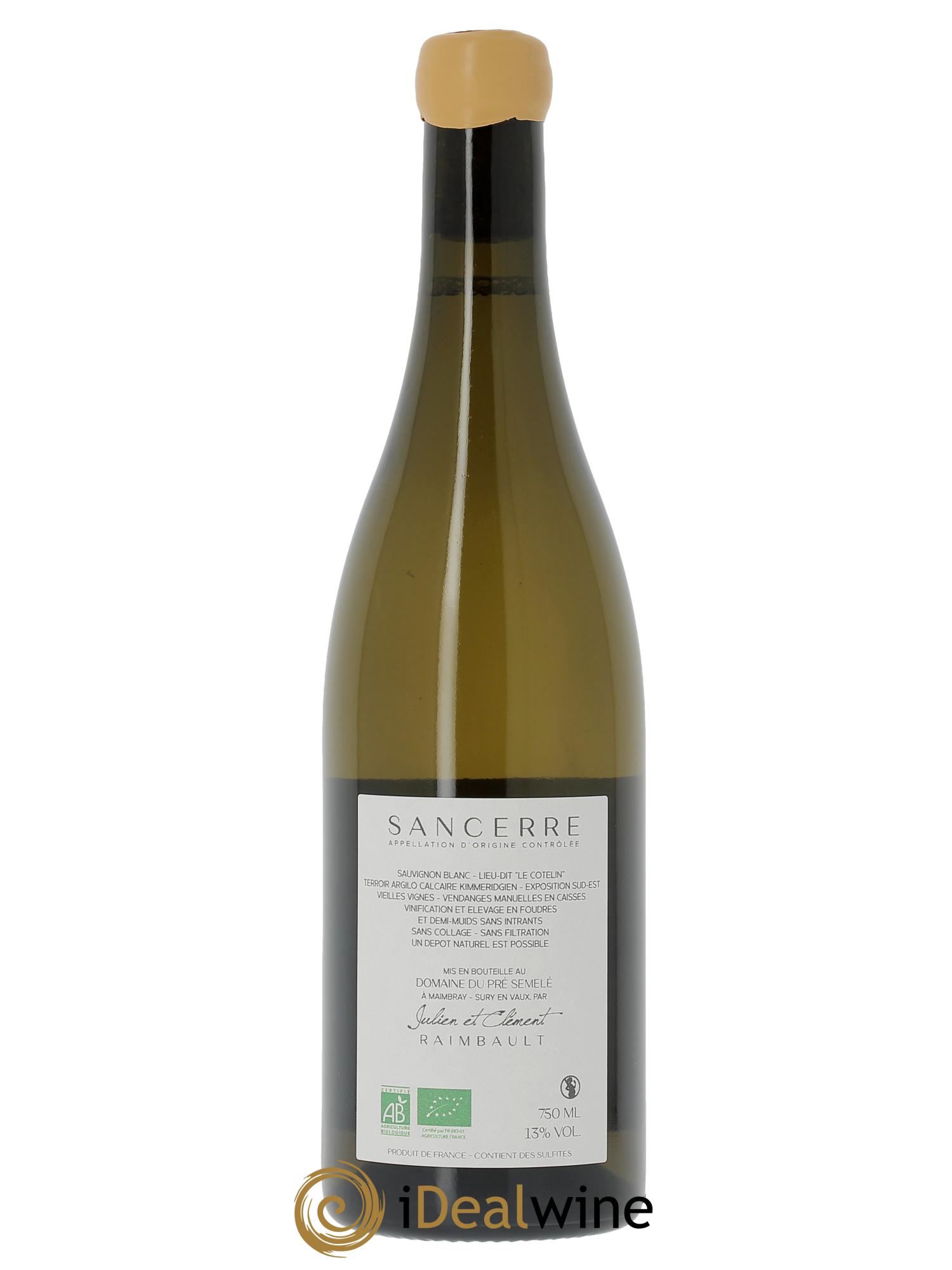 Sancerre Le Cotelin Domaine Du Pré Semelé  2023 - Lot of 1 bottle - 1