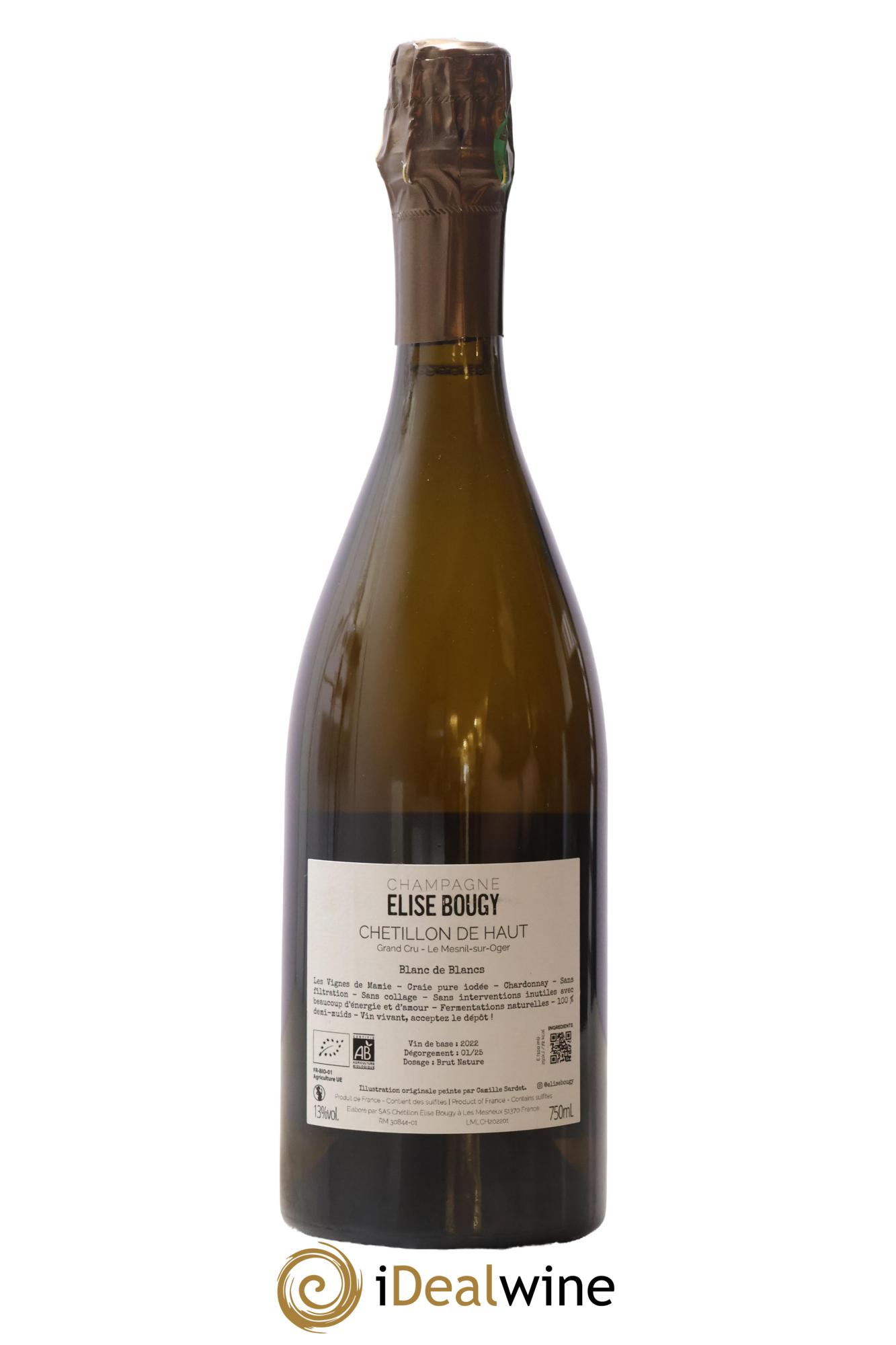 Chétillon de Haut Le Mesnil sur Oger Elise Bougy - Lot de 1 bouteille - 1