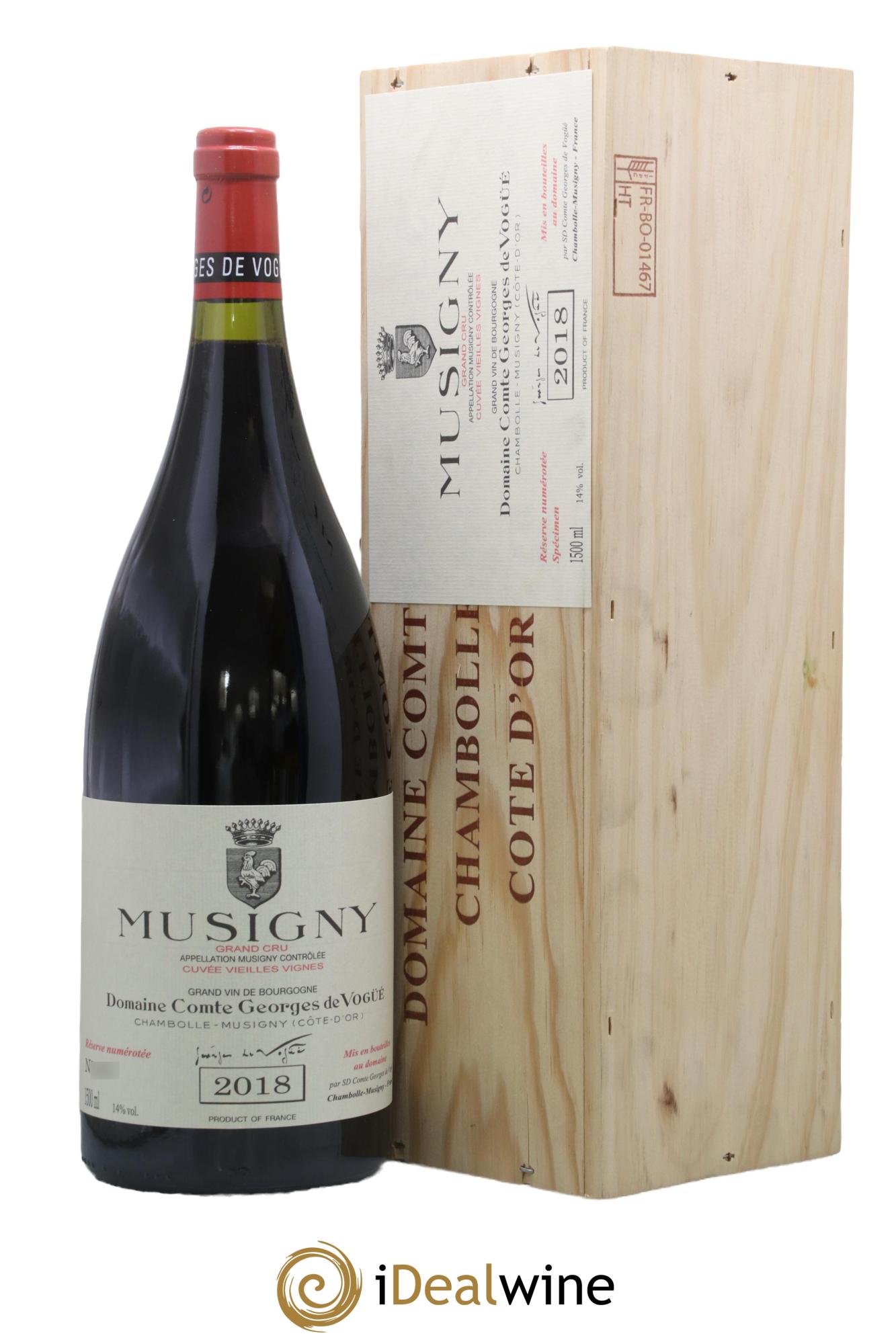 Musigny Grand Cru Cuvée Vieilles Vignes Comte Georges de Vogüé 2018 - Posten von 1 Magnum - 0