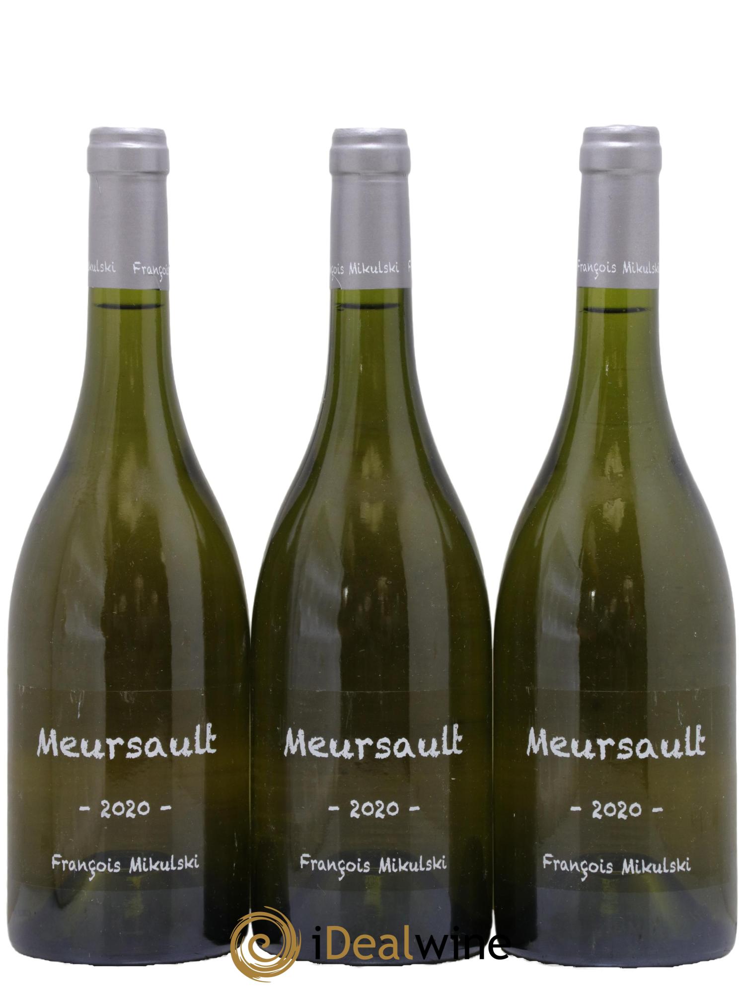 Meursault François Mikulski 2020 - Lot de 3 bouteilles - 0