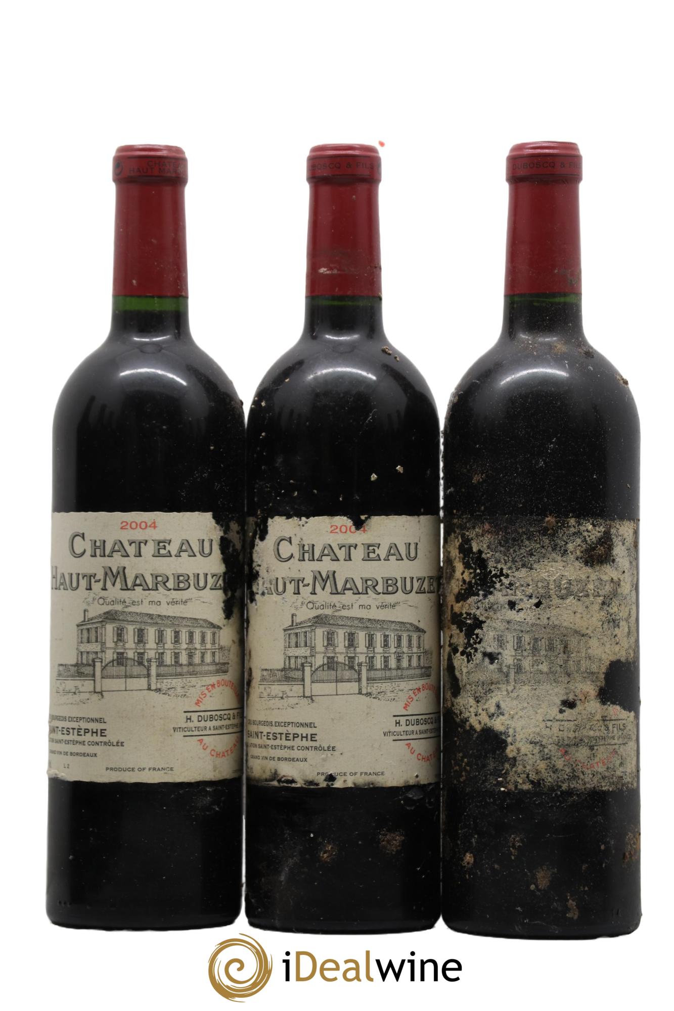 Château Haut Marbuzet  2004 - Lot de 12 bouteilles - 1