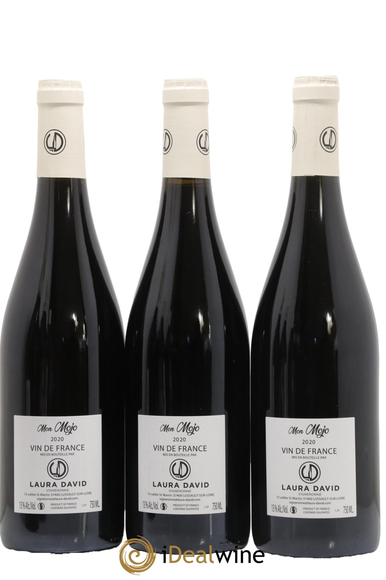 Vin de France Mon Mojo Laura David 2020 - Lot de 3 bouteilles - 1