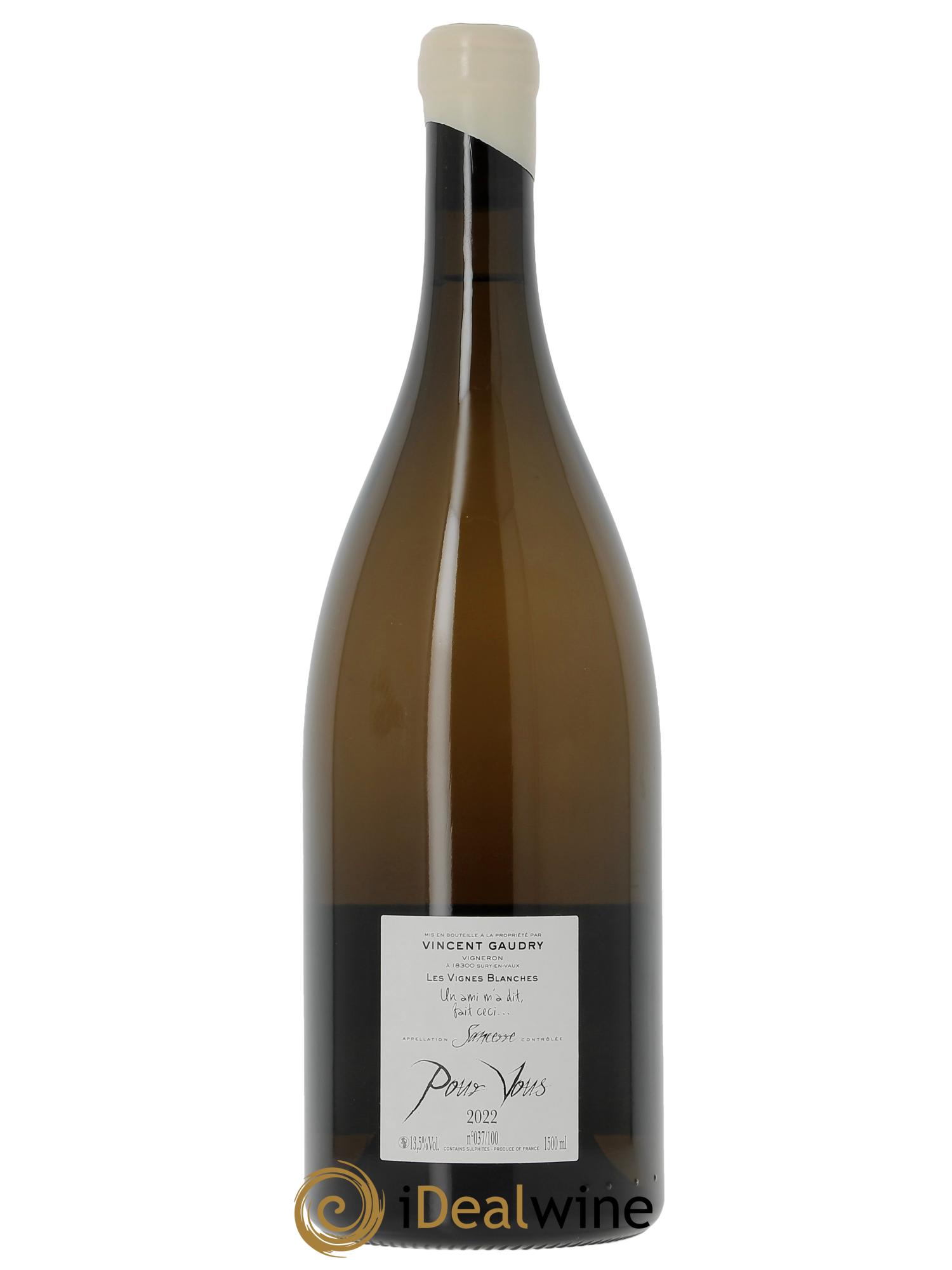 Sancerre Pour Vous Vincent Gaudry 2022 - Lotto di 1 magnum - 1