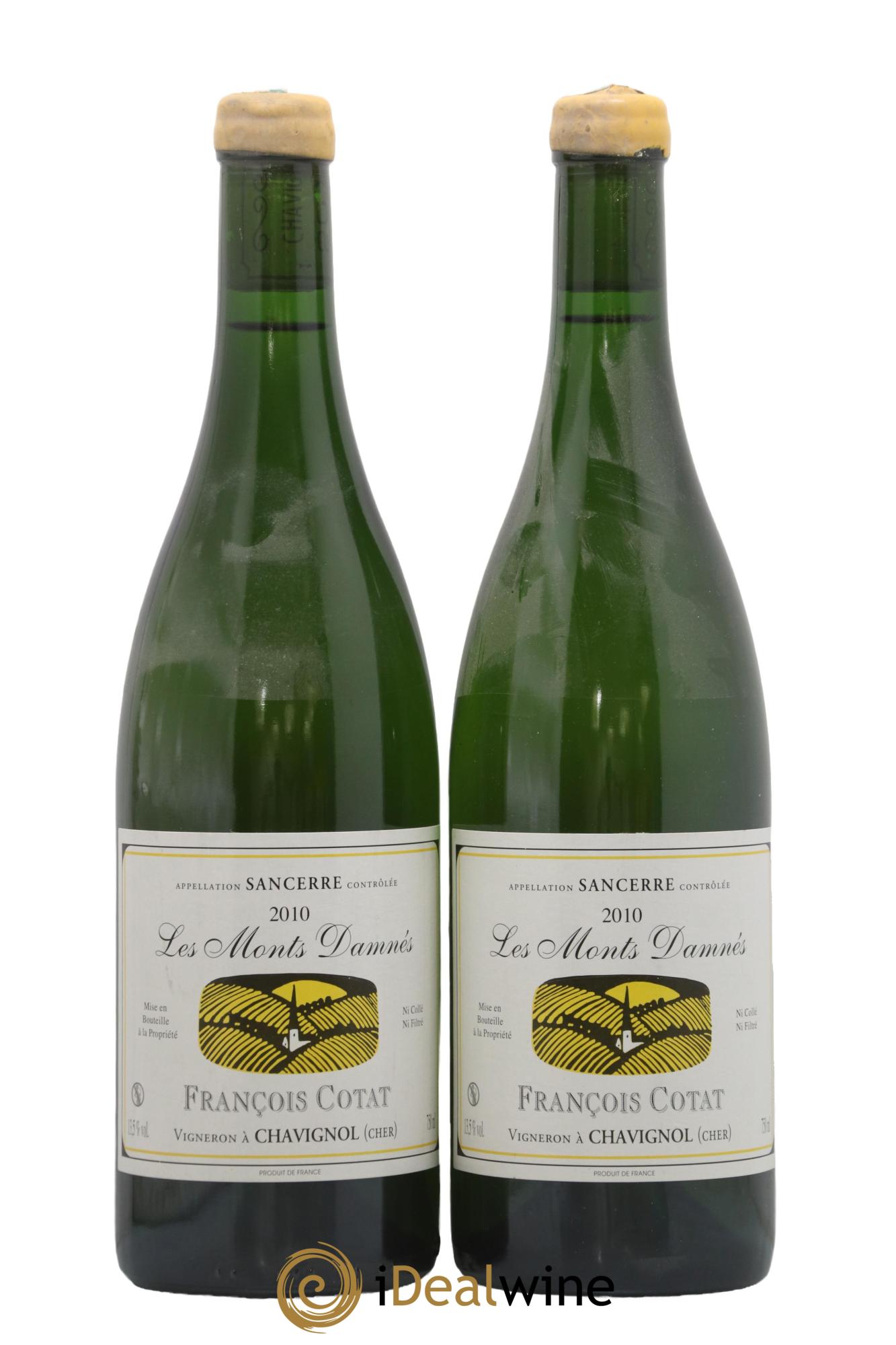 Sancerre Les Monts Damnés François Cotat 2010 - Posten von 2 Flaschen - 0
