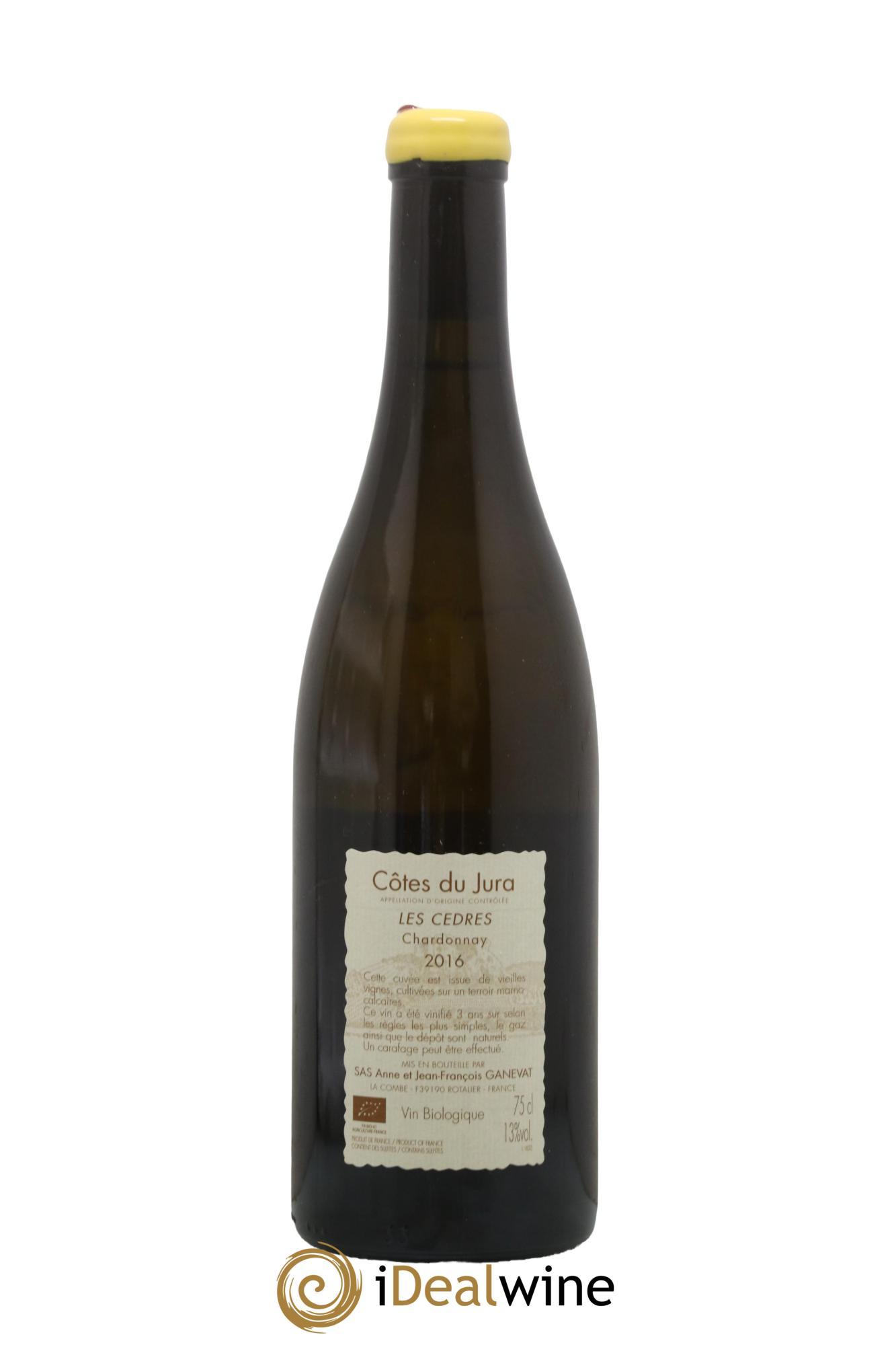 Vin de France (anciennement Côtes du Jura) Les Cèdres Anne et Jean François Ganevat 2016 - Posten von 1 Flasche - 1