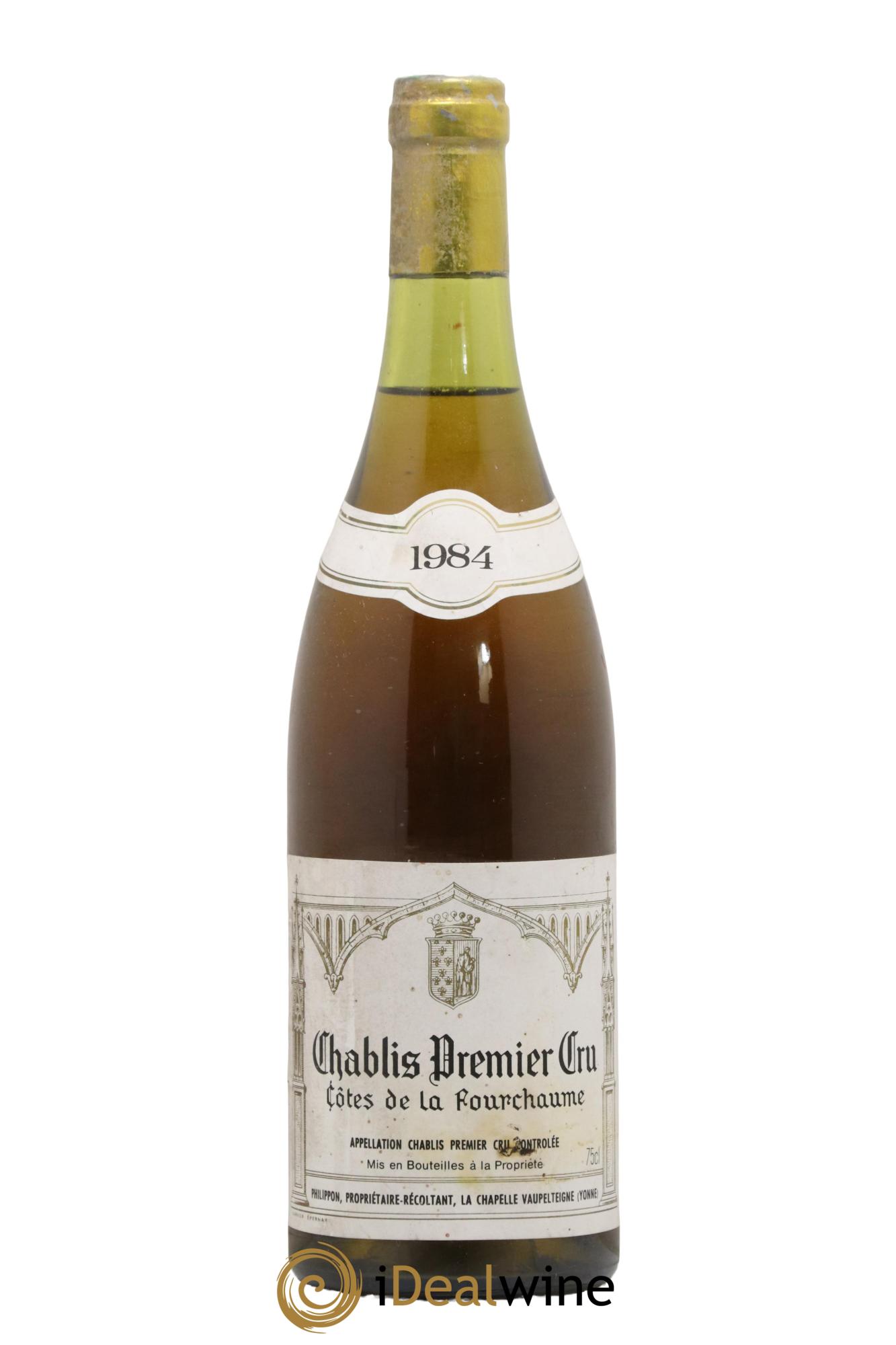 Chablis 1er Cru 1er Cru Cotes De La Fourchaume Philippon 1984 - Lot de 1 bouteille - 0