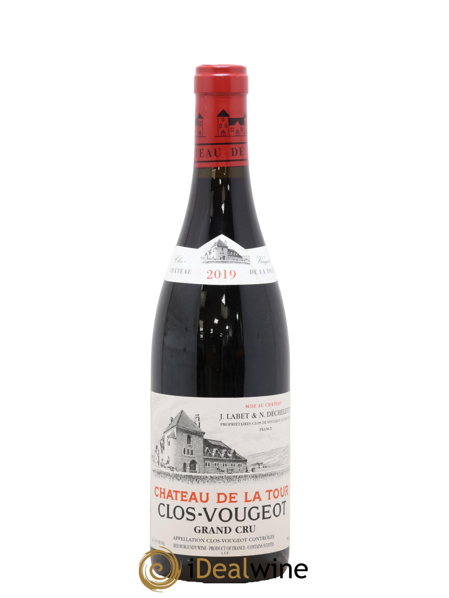Clos de Vougeot Grand Cru Château de La Tour 2019 - Lot de 1 bouteille - 0