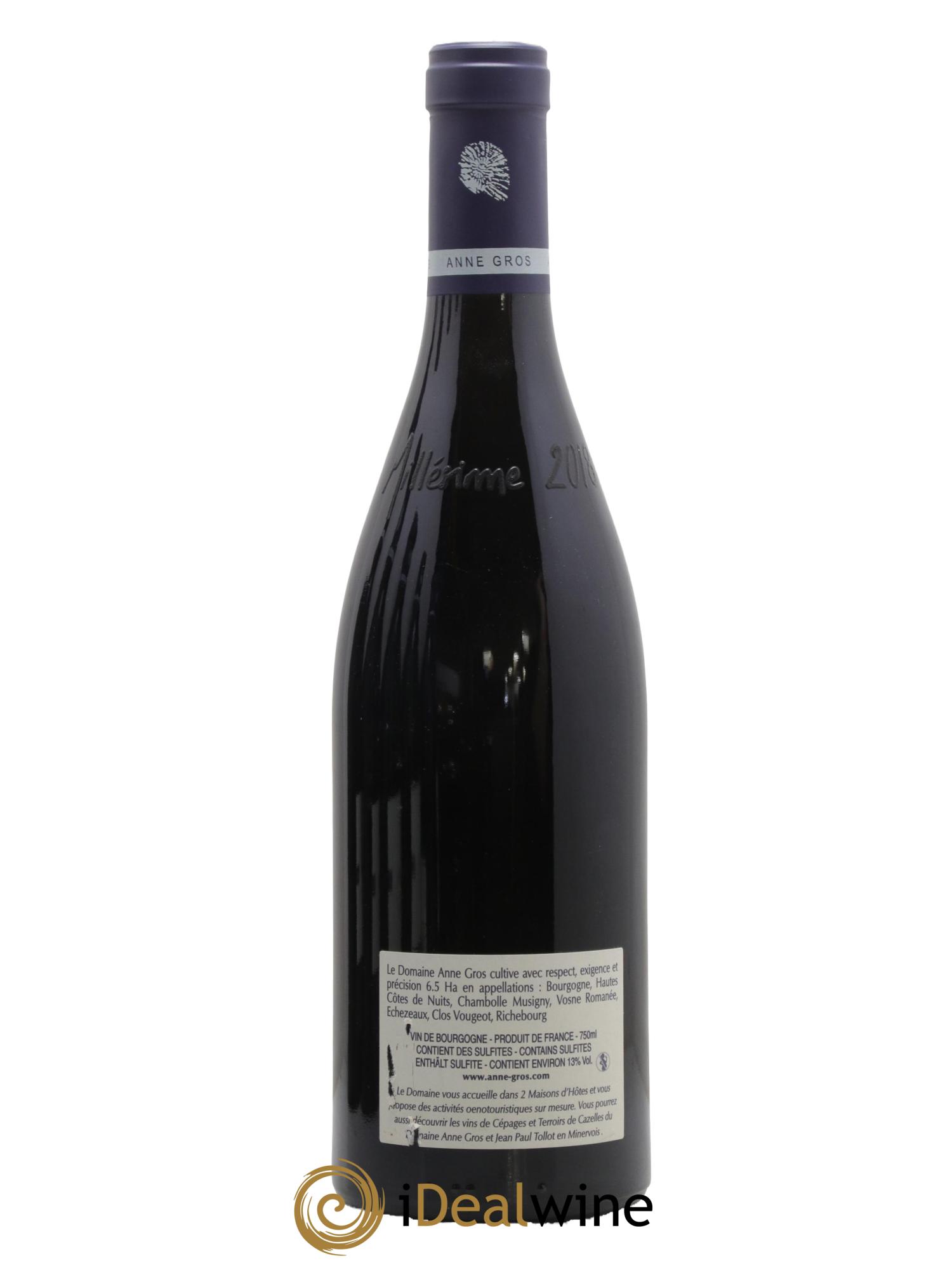 Vosne-Romanée Les Barreaux Anne Gros 2018 - Lotto di 1 bottiglia - 1